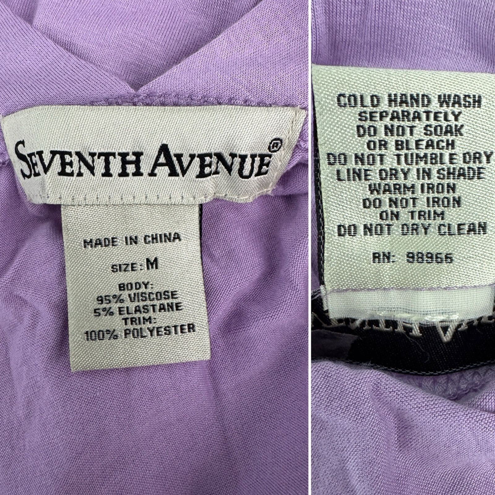 Vintage Y2K rosette long line tank top tunic purple size medium M Size M / US 6-8 / IT 42-44 - 5 Thumbnail