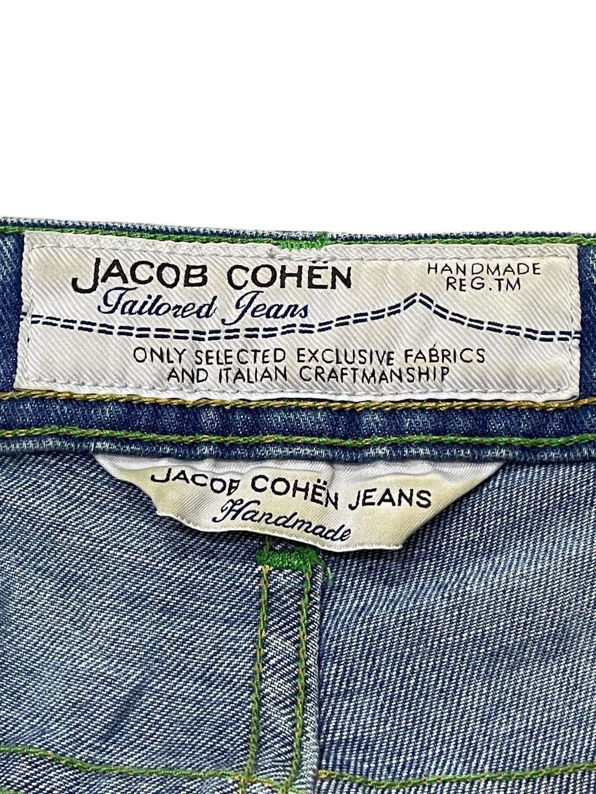 Jacob Cohen Jacob Cohen Hand Made italian Made Mud Wash Jeans Size US 33 - 18 Thumbnail