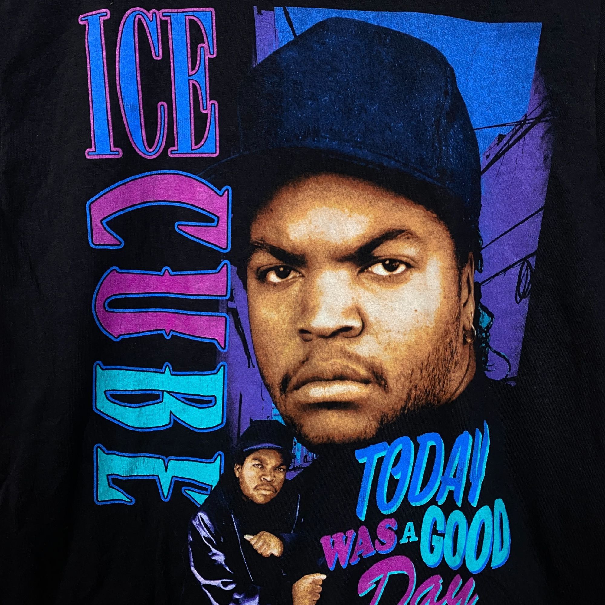 Rap Tees Ice Cube Today Was A Good Day Hip Hop Graphic T-Shirt Small Size US S / EU 44-46 / 1 - 2 Thumbnail