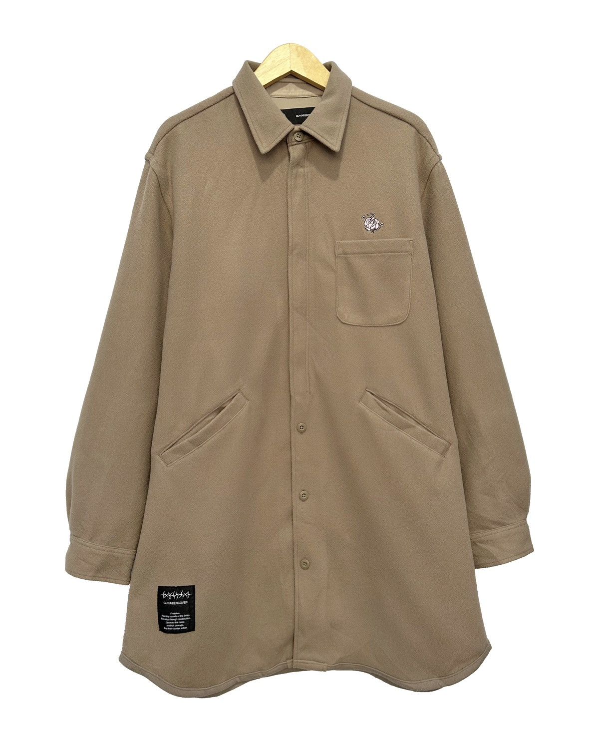 GU × Jun Takahashi × Undercover Gu x Undercover Knit Melton Long Shirt Size US L / EU 52-54 / 3 - 1 Thumbnail