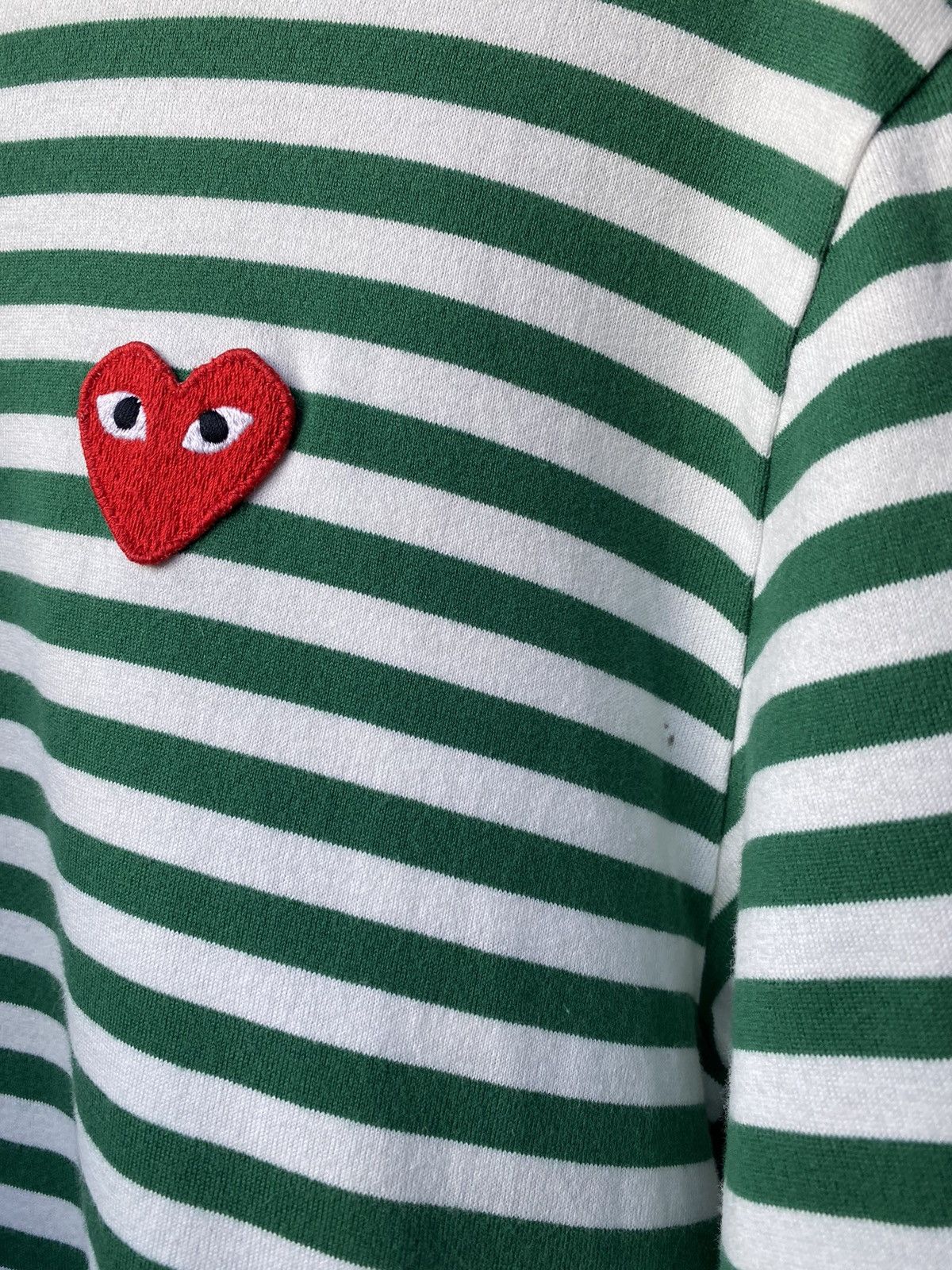 Comme des Garcons × Comme des Garcons PLAY Comme Des Garcons X Play Striped Longsleeve Size M Size US M / EU 48-50 / 2 - 7 Thumbnail