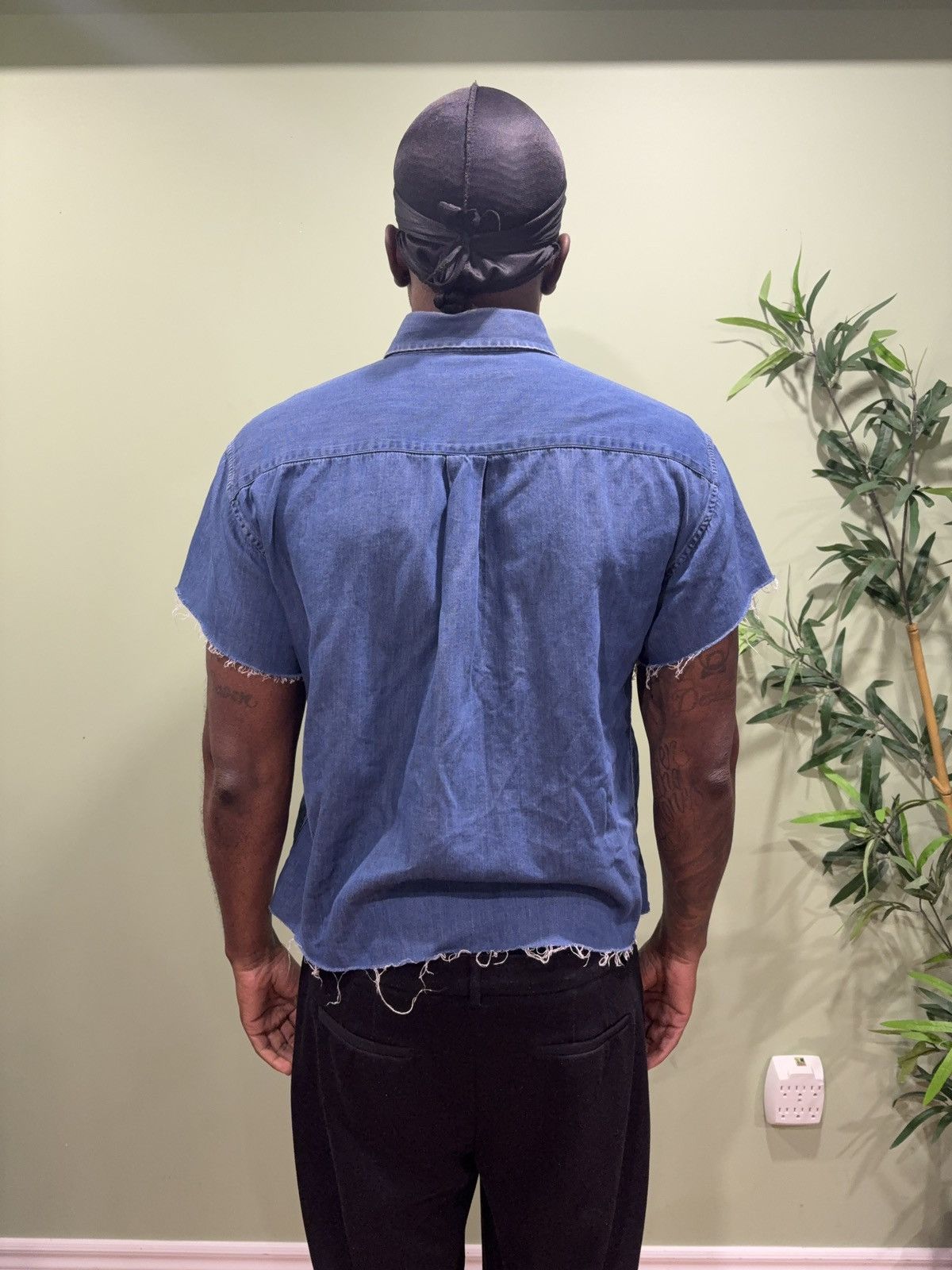 Vintage Vintage Alfred Sung Cropped Shirt Size US M / EU 48-50 / 2 - 3 Thumbnail