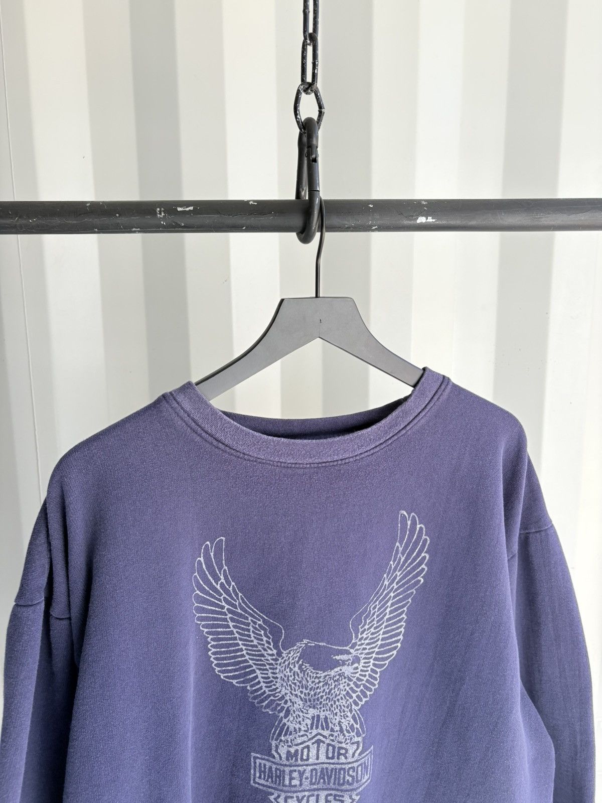 Harley Davidson Thrashed Harley Davidson Faded Distressed ERD Grunge WCC Size US XL / EU 56 / 4 - 3 Thumbnail