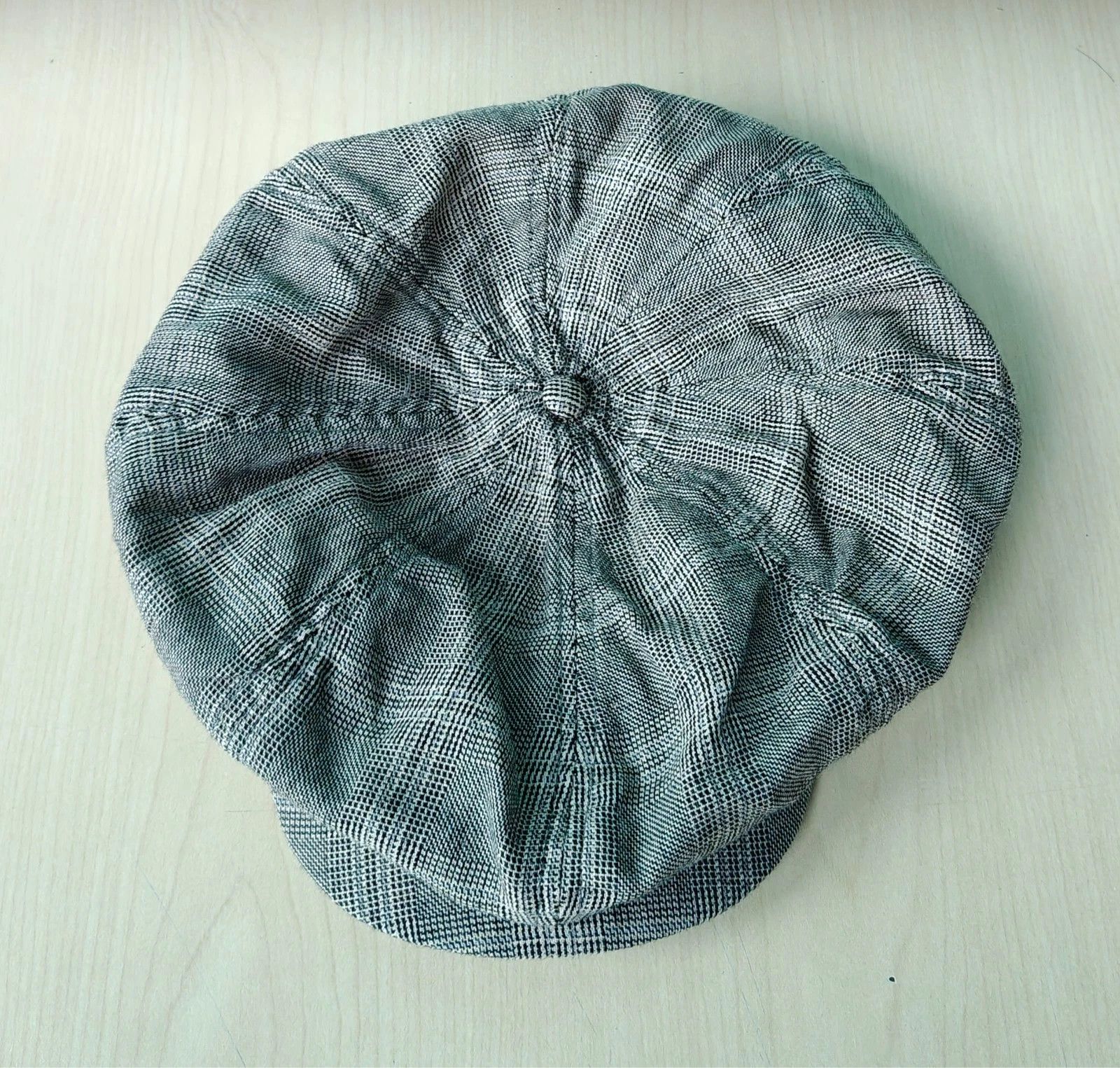 RRL Ralph Lauren DOUBLE RL Wool-Cotton Glen Plaid Newsboy Cap T/1921 Size ONE SIZE - 7 Thumbnail