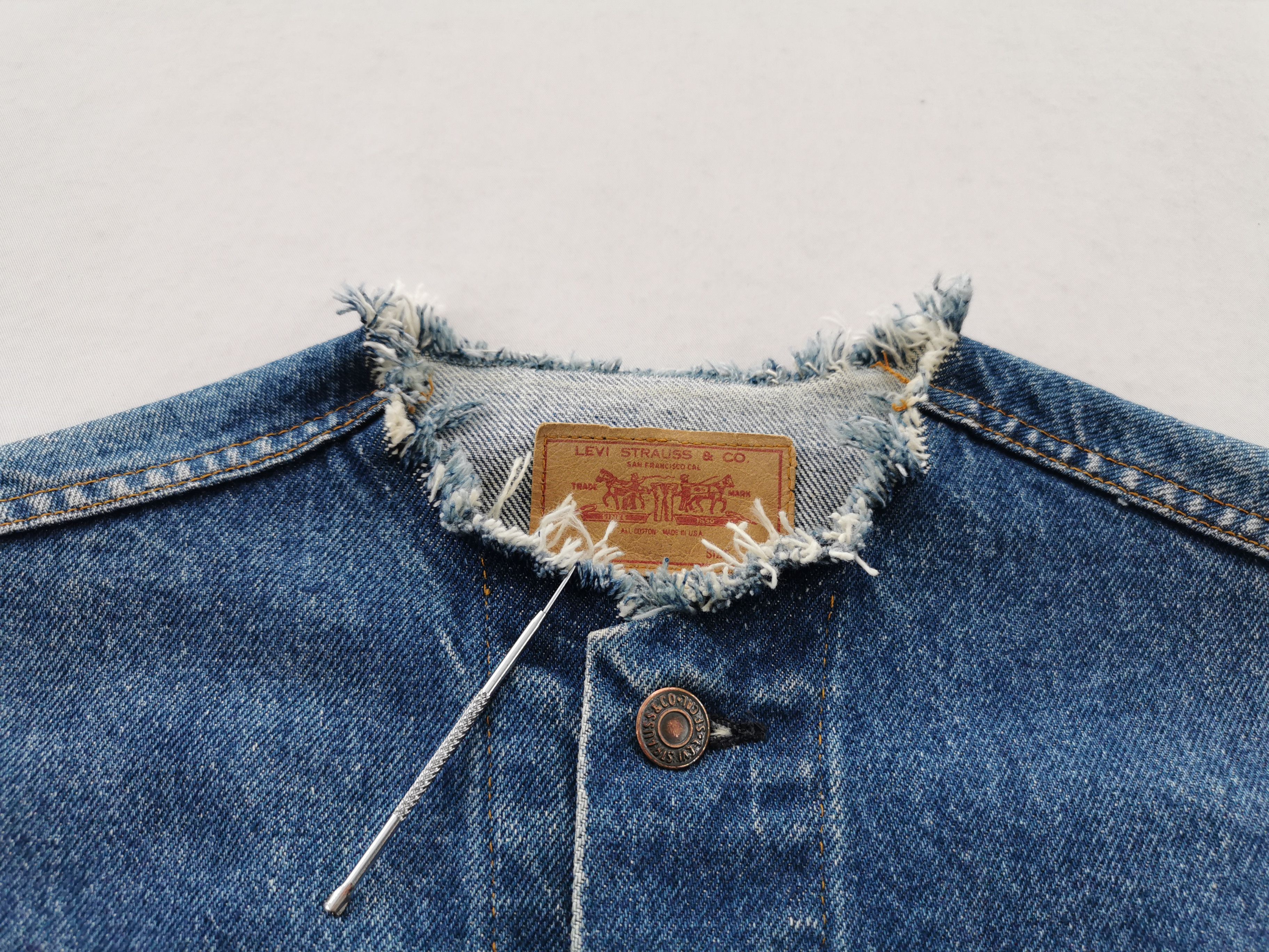 Levi's Distressed Vintage Levis Lot 70306-0216 Denim Jacket Size US M / EU 48-50 / 2 - 7 Thumbnail