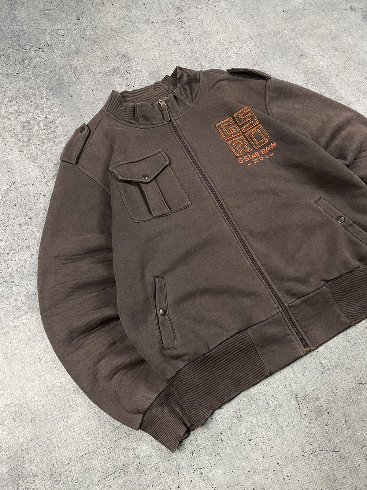 G-Star × Vintage Vintage G Star Raw zip up distressed faded Size US XL / EU 56 / 4 - 4 Thumbnail