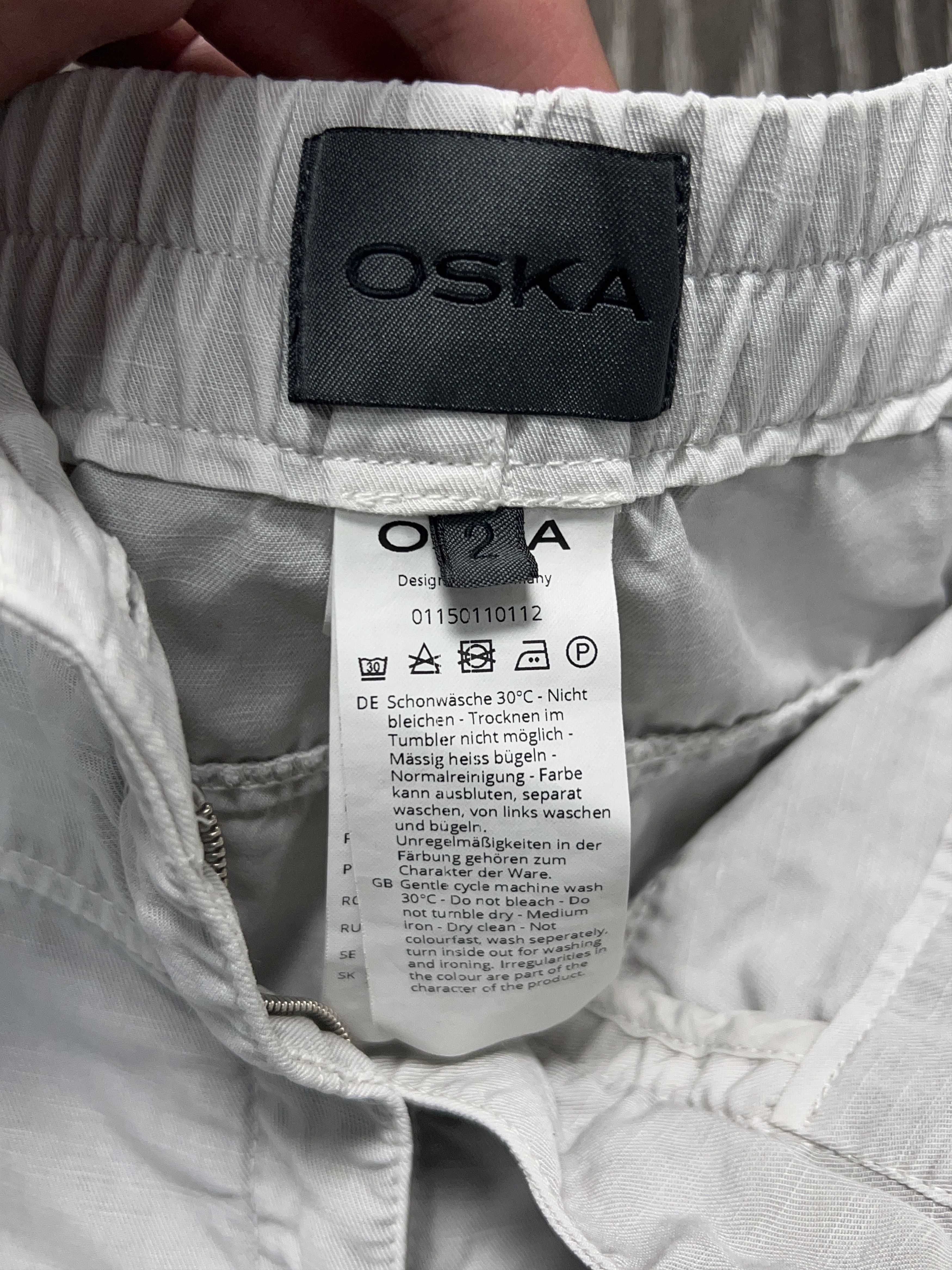 OSKA Oversize Pants Parachute Lyocell Linen Wide Leg Designer 2 M Size 30" / US 8 / IT 44 - 6 Thumbnail