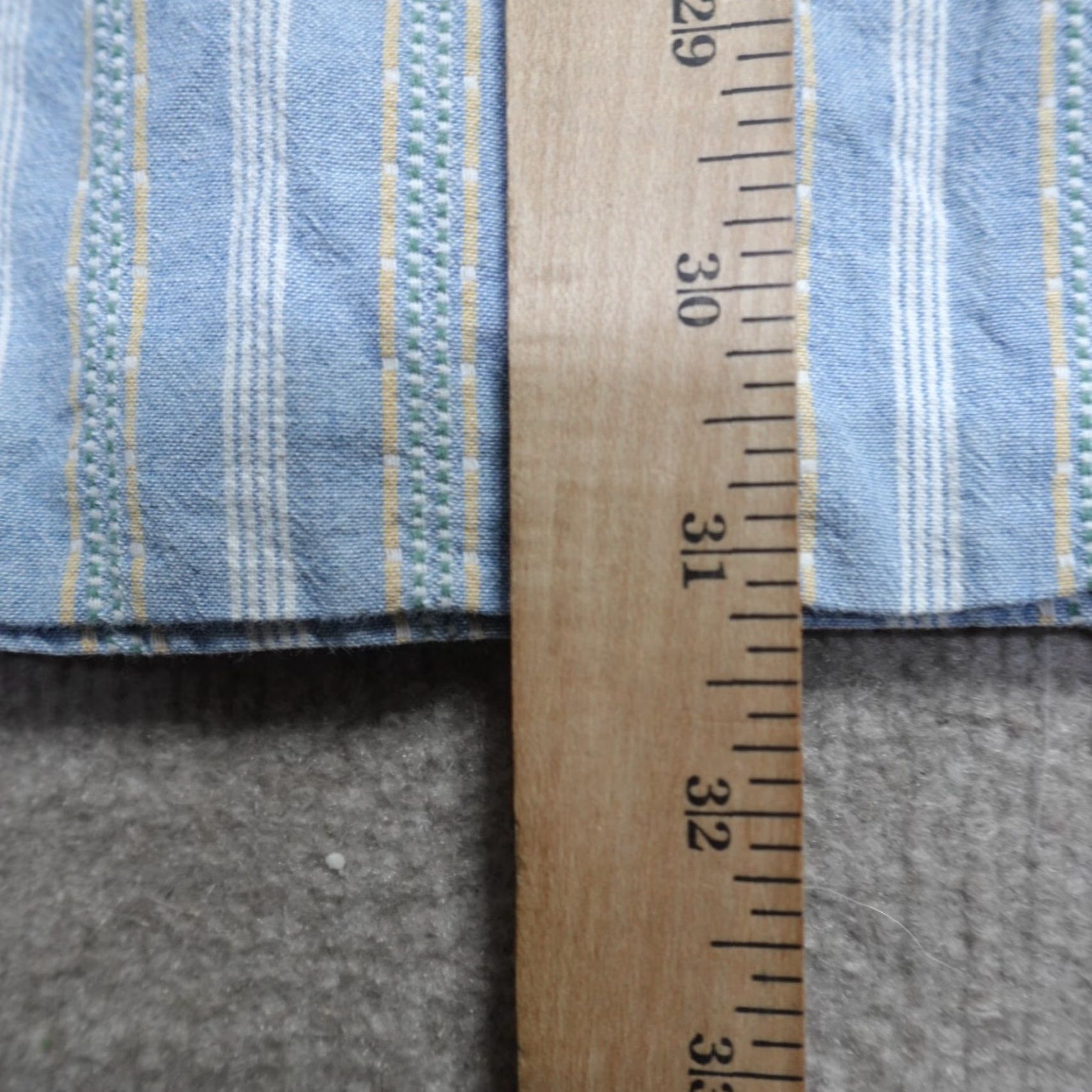 Vintage VINTAGE Guess Shirt Western Chambray Button-Down Striped Blue M Men Size US M / EU 48-50 / 2 - 5 Thumbnail