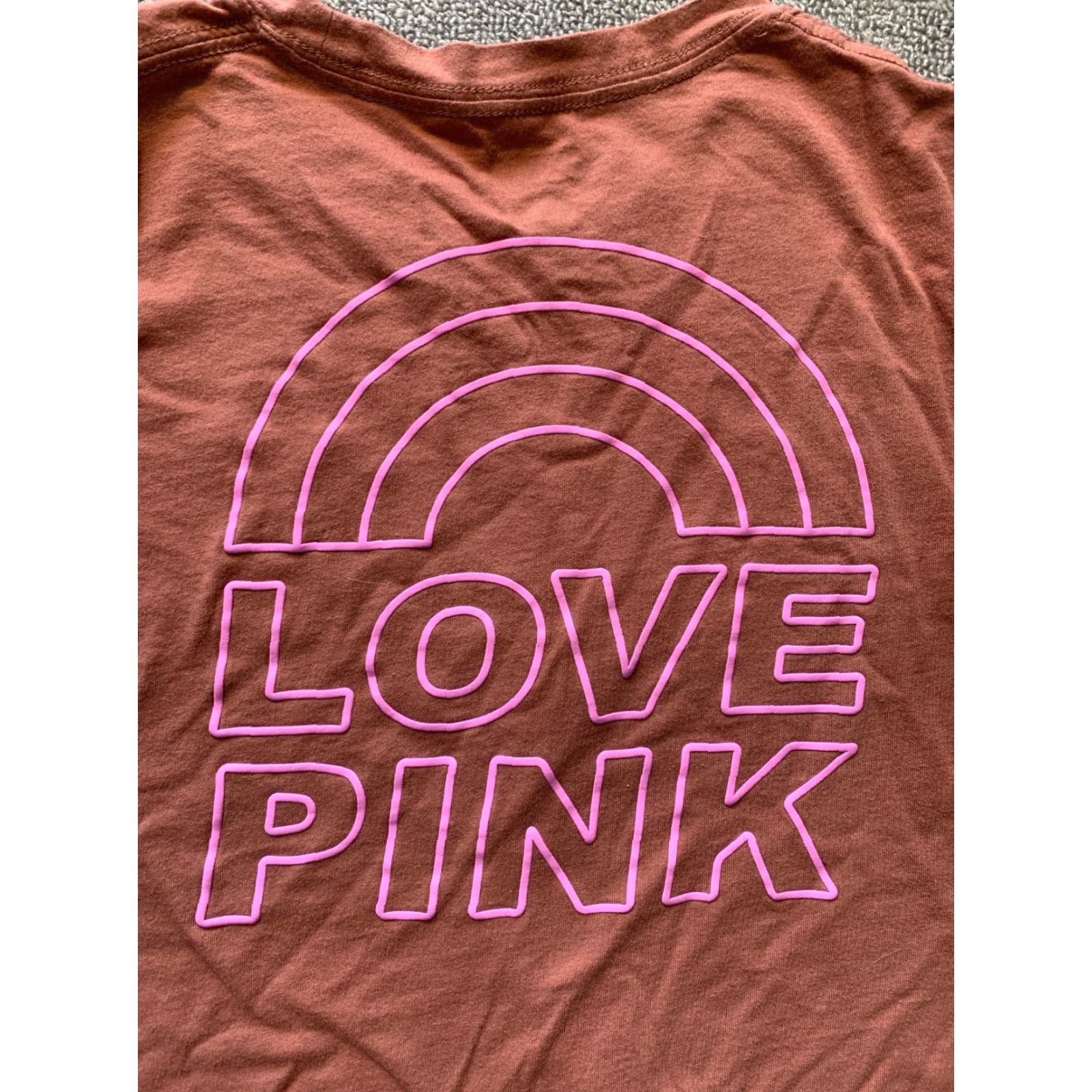 Victoria's Secret Victoria's Secret Shirt Womens M Rainbow Graphic Long Sleeve Colorful Logo Size M / US 6-8 / IT 42-44 - 2 Thumbnail