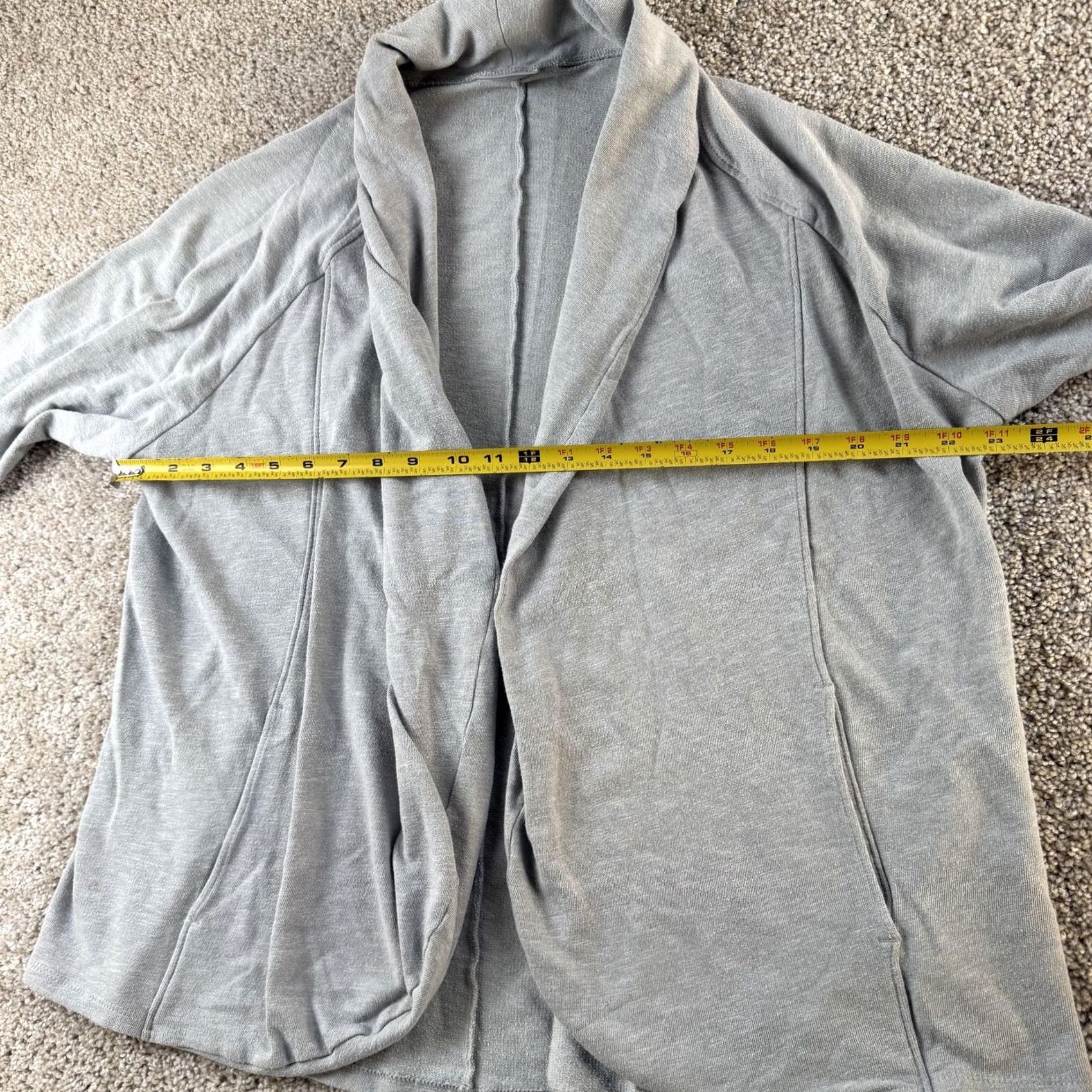 Vintage Columbia Jacket Womens Large Gray Open Front Lightweight Casual French Terry Knit Size L / US 10 / IT 46 - 6 Thumbnail