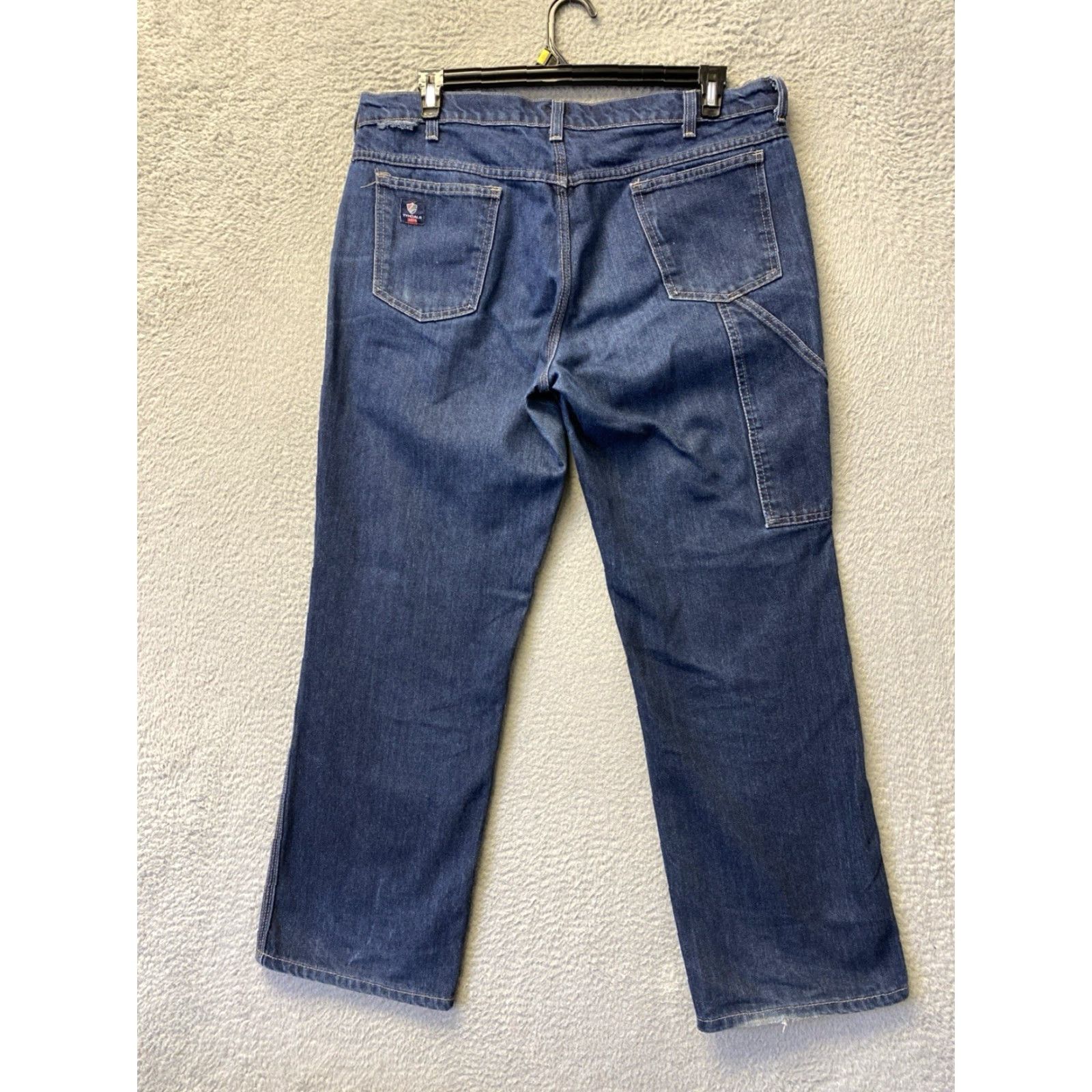 Vintage Tyndale FRMC Jeans Women 12 Bootcut Jeans 5-Pocket Blue Flame Resistant 36x32 Size 25" / US 0 / IT 36 - 6 Thumbnail