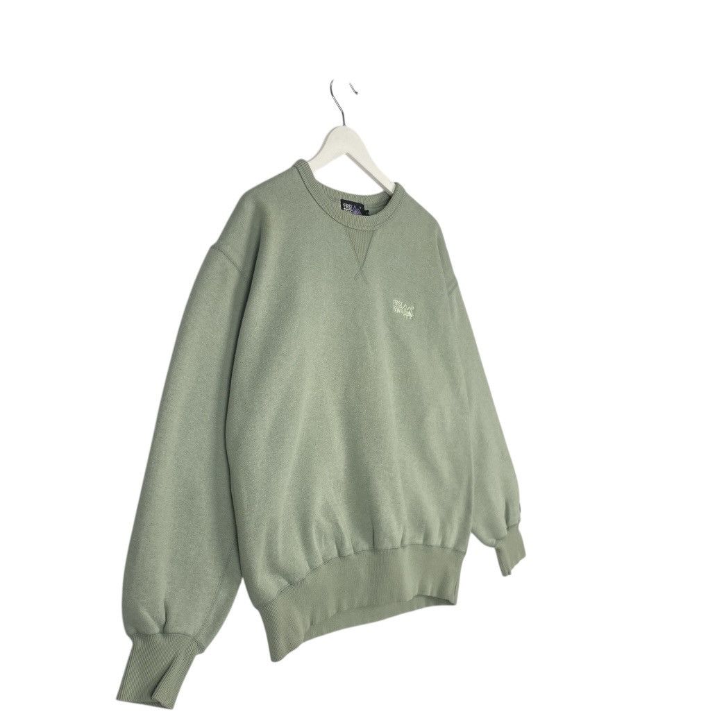 Designer × Vintage Vintage Hoodie/ sweater first down - green Size US M / EU 48-50 / 2 - 3 Thumbnail