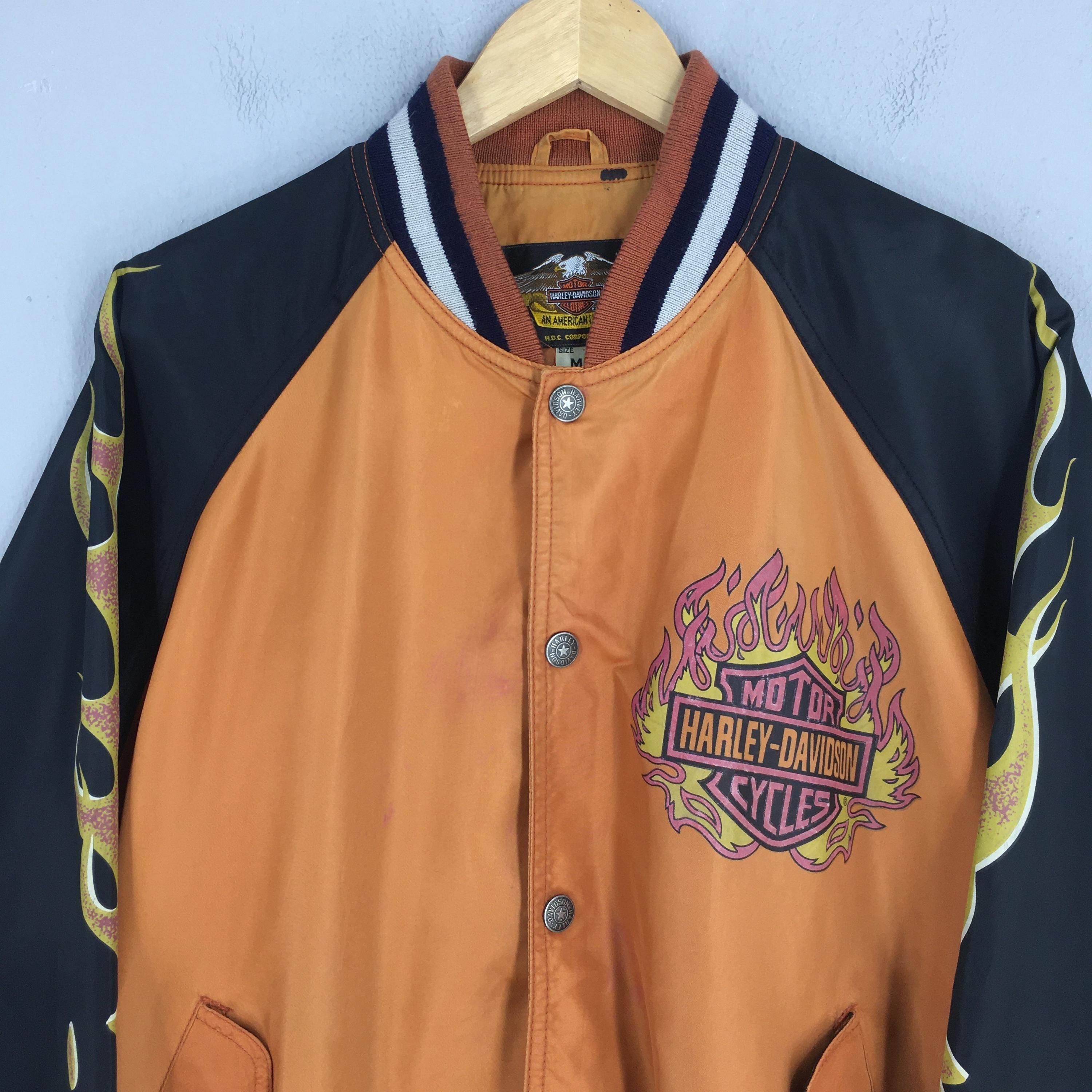 Harley Davidson Harley Davidson Motorcycle Daytona Varsity Jacket Medium Size US M / EU 48-50 / 2 - 4 Thumbnail