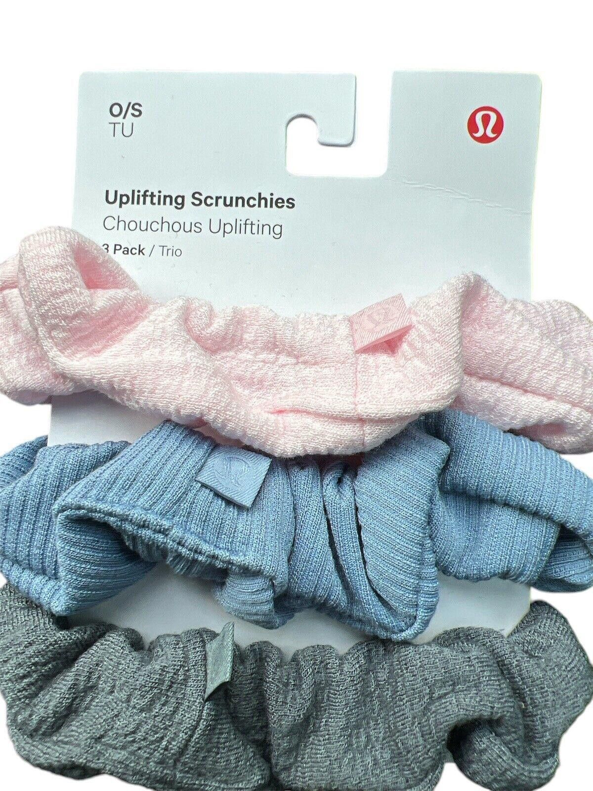 Designer Lululemon Uplifting Scrunchie 3 Pack Hair Ties Size ONE SIZE - 1 Preview