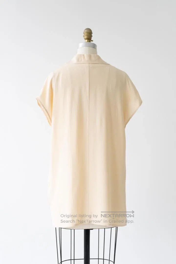 Hermes Hermes Silk Beige Top Size S / US 4 / IT 40 - 2 Thumbnail