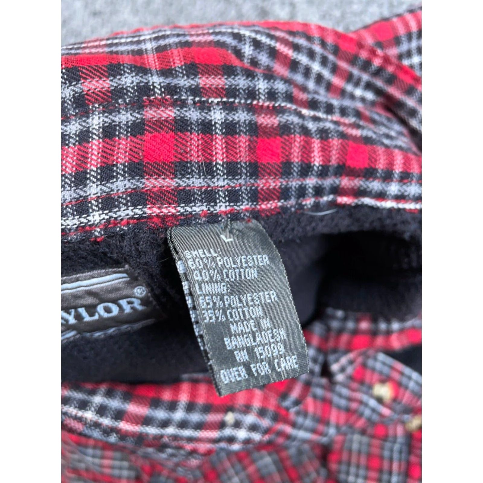 Vintage VTG 90s Grunge Thermal Lined Flannel Shirt Jacket Adult Large Red Check Plaid Shirt Jacket Mens L Size US L / EU 52-54 / 3 - 4 Thumbnail