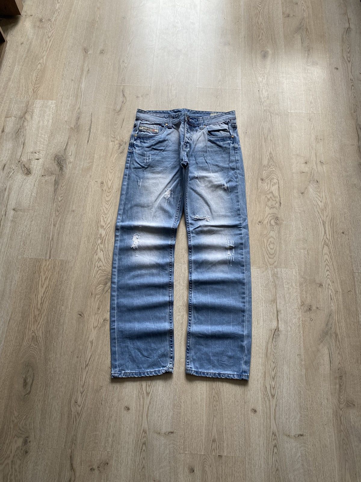 Fubu × Notorious Big × Vintage 90s Platinum Fat Albert Jeans G  