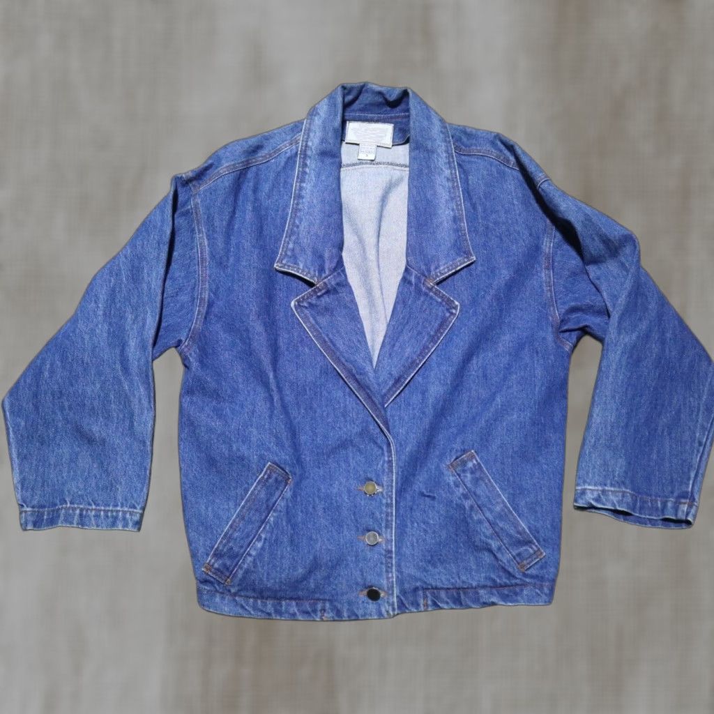 Denime Learsi Jacket Denim Women S Small Denim Size 28" / US 6 / IT 42 - 1 Thumbnail