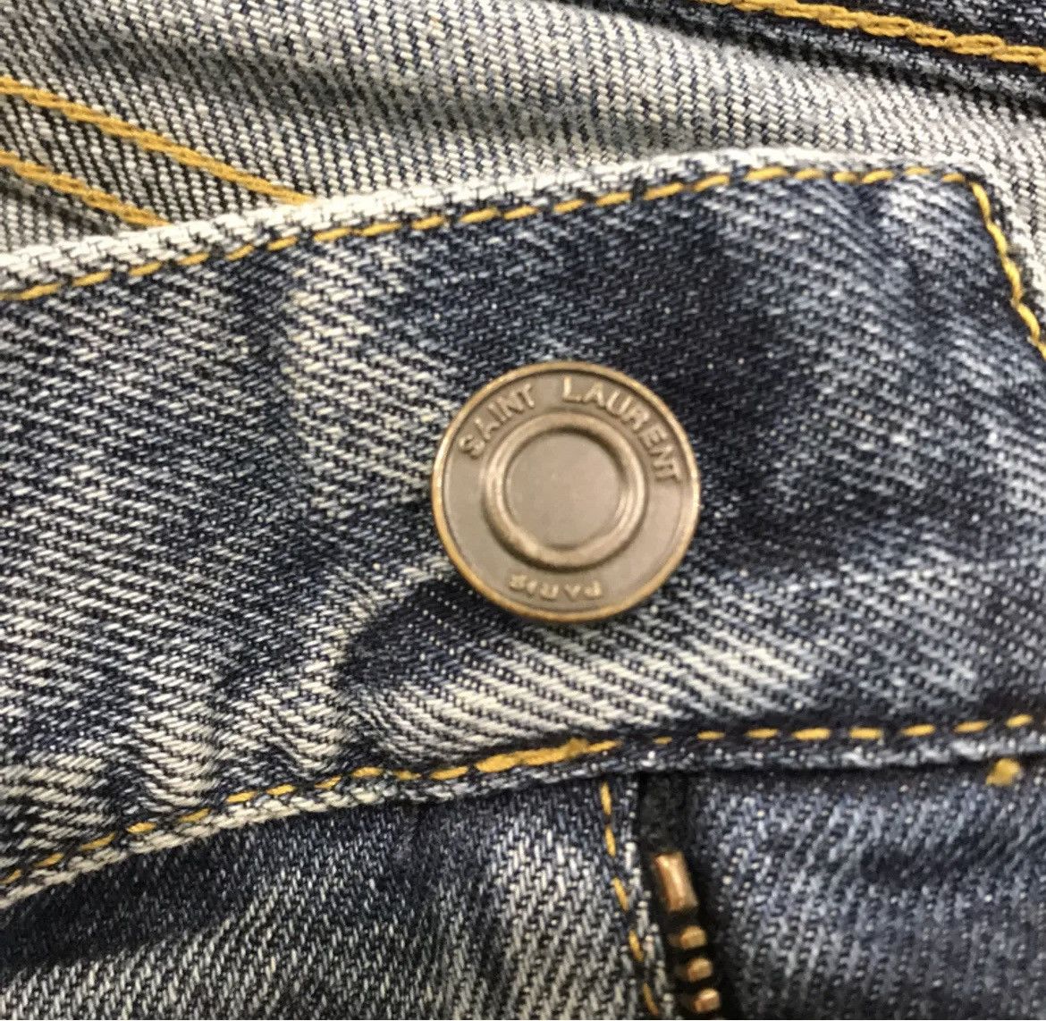 Hedi Slimane × Saint Laurent Paris Saint Laurent 2016 sample with handwriting Size US 28 / EU 44 - 10 Thumbnail