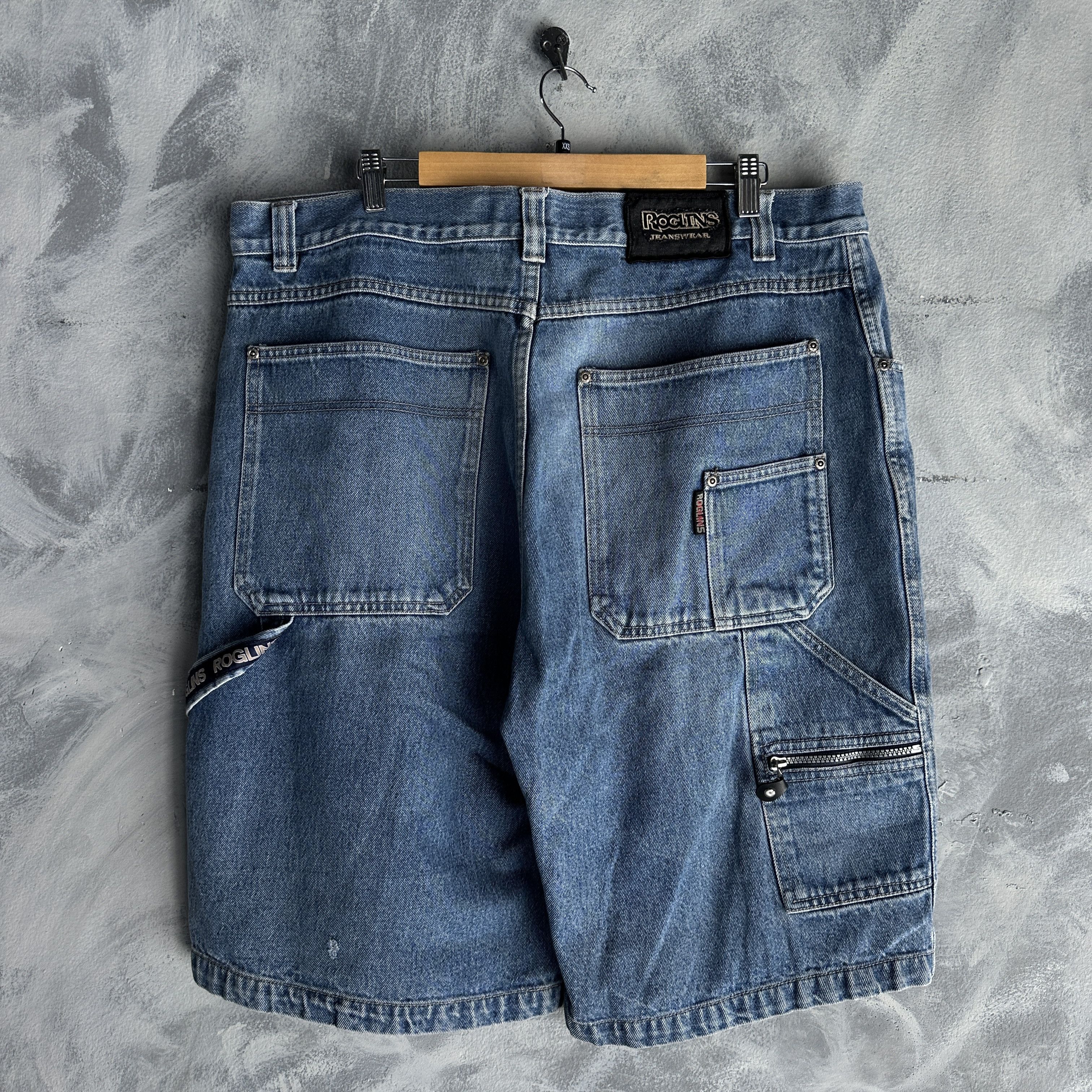 Other Vtg Y2K Super Baggy Jorts Grunge Skater Carpenter Roglins Size US 42 / EU 58 - 1 Thumbnail