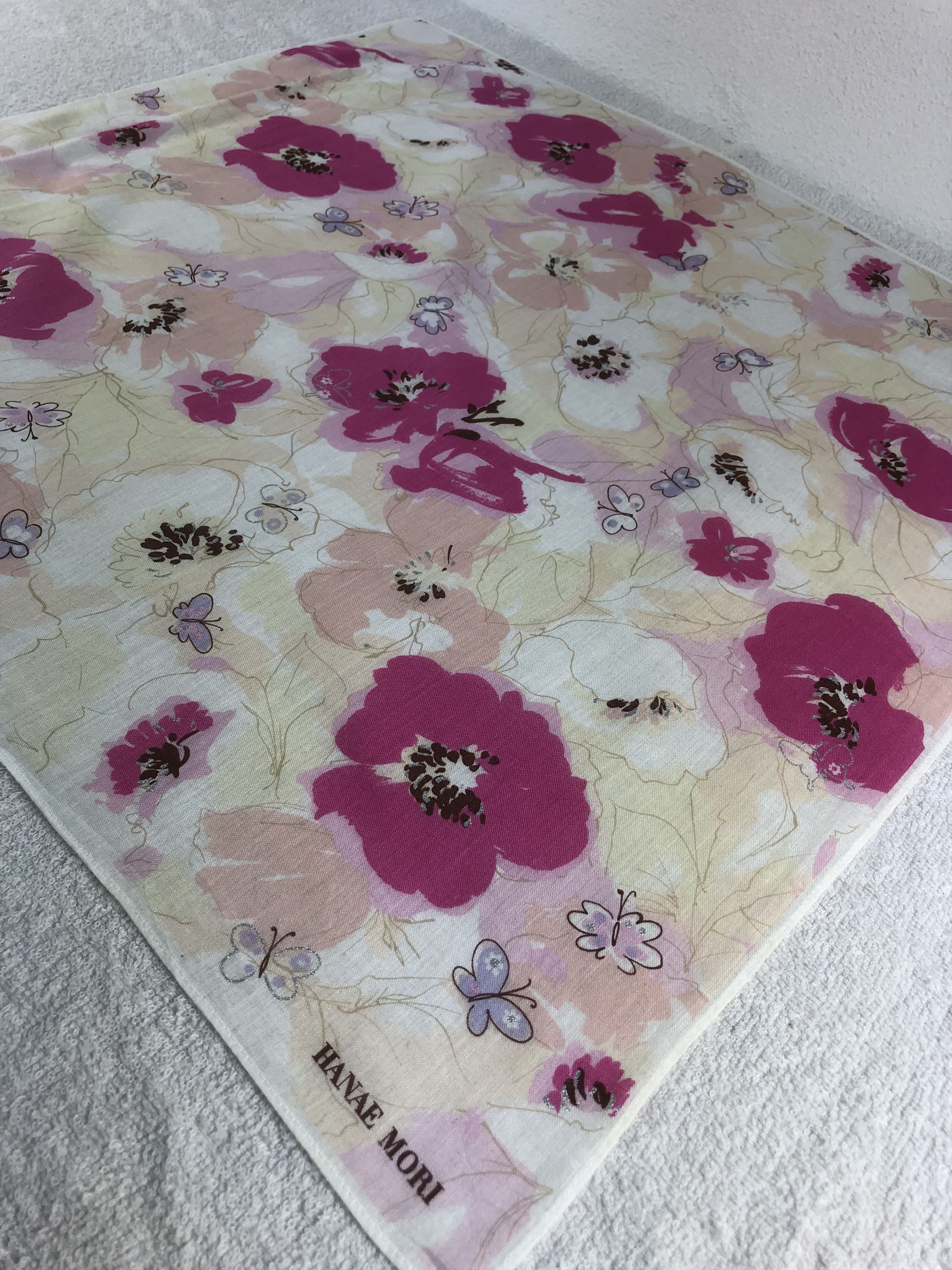 Hanae Mori Hanae Mori Handkerchief / Bandana / Neckerchief C037 Size ONE SIZE - 4 Thumbnail