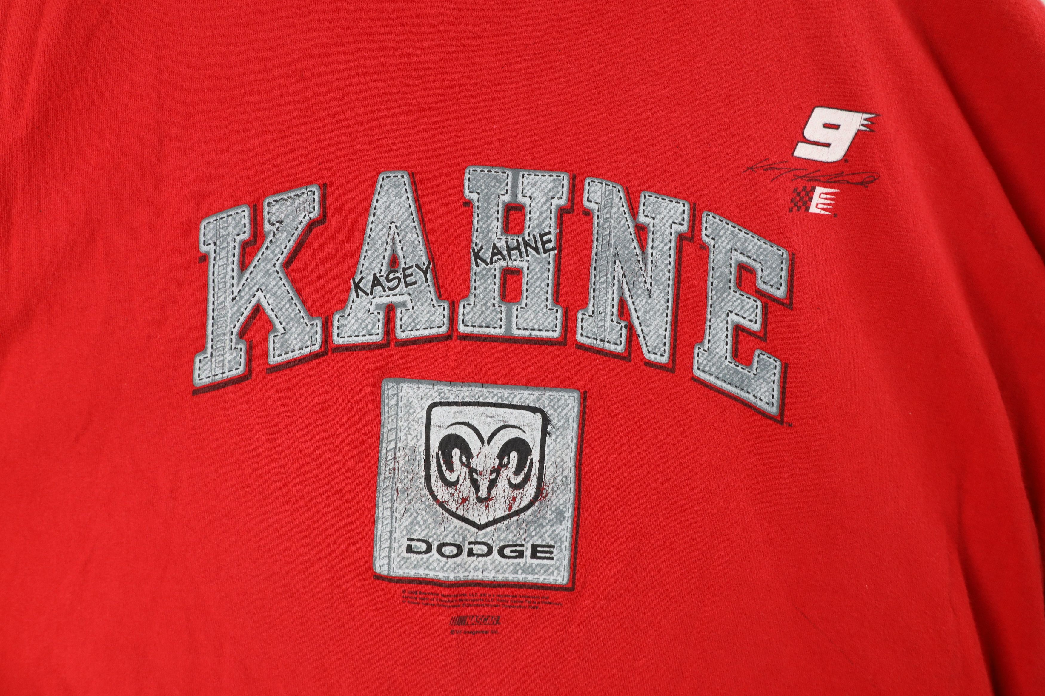 Vintage Vintage Y2K 2005 NASCAR Spell Kasey Kahne Racing T-Shirt Red Size US XXL / EU 58 / 5 - 4 Thumbnail