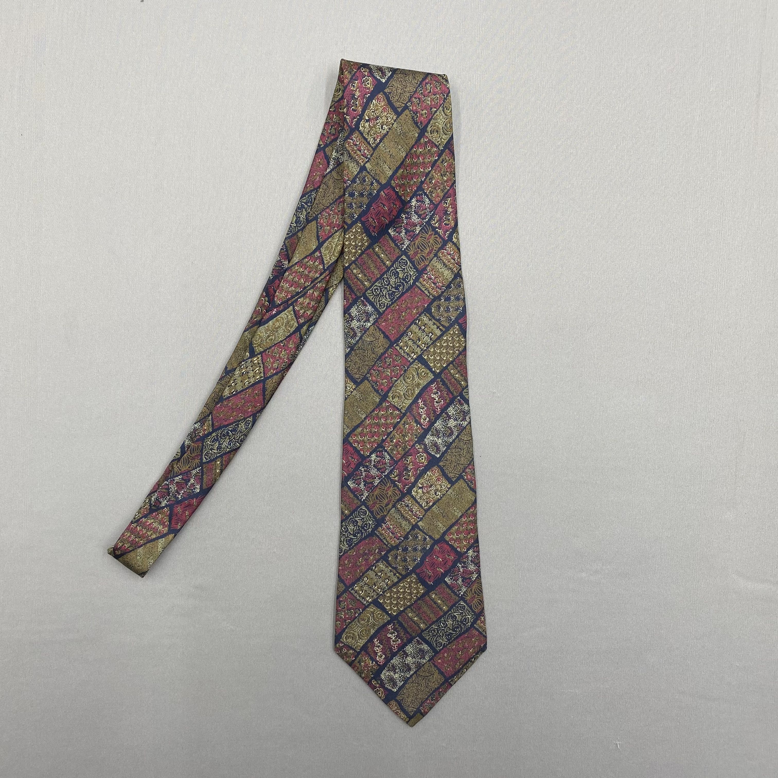 Japanese Brand Vintage Sonia Rykiel Homme SILK Necktie Cravate Pure Silk Size ONE SIZE - 4 Thumbnail