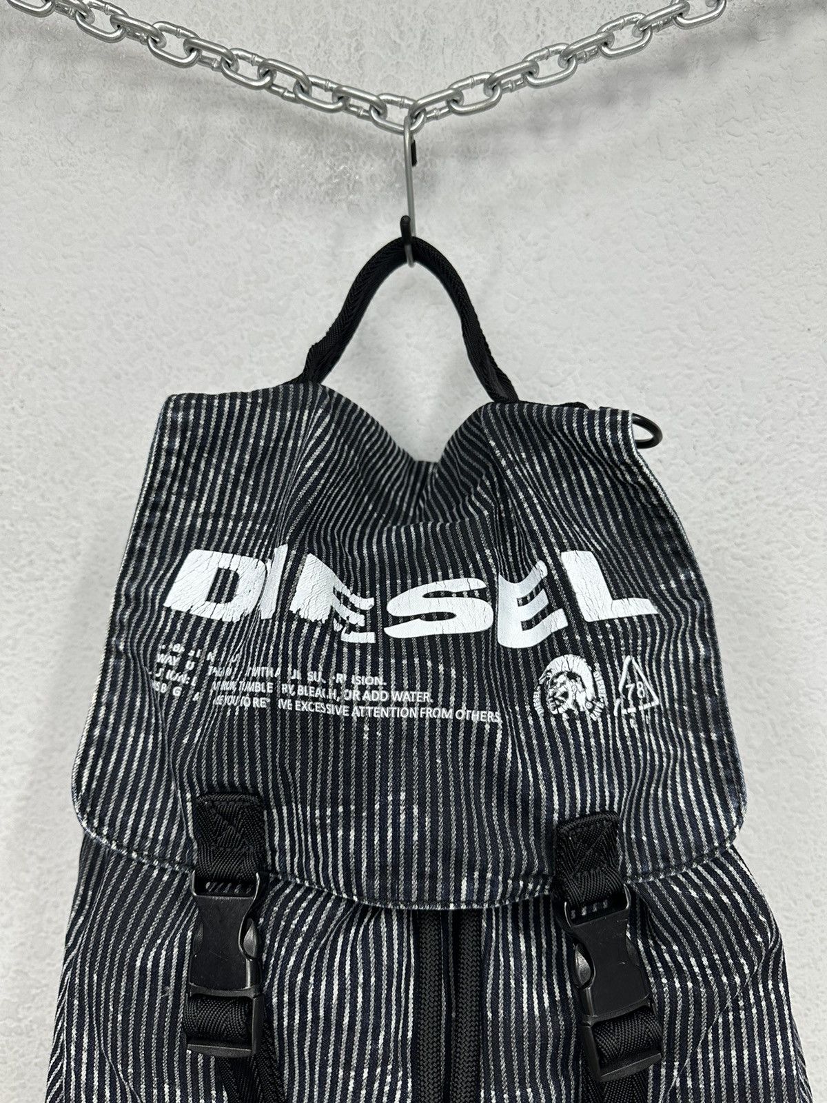 Diesel Vintage Diesel Backpack Multi-pocket Y2k Avantgarde Bag GOA Size ONE SIZE - 2 Thumbnail