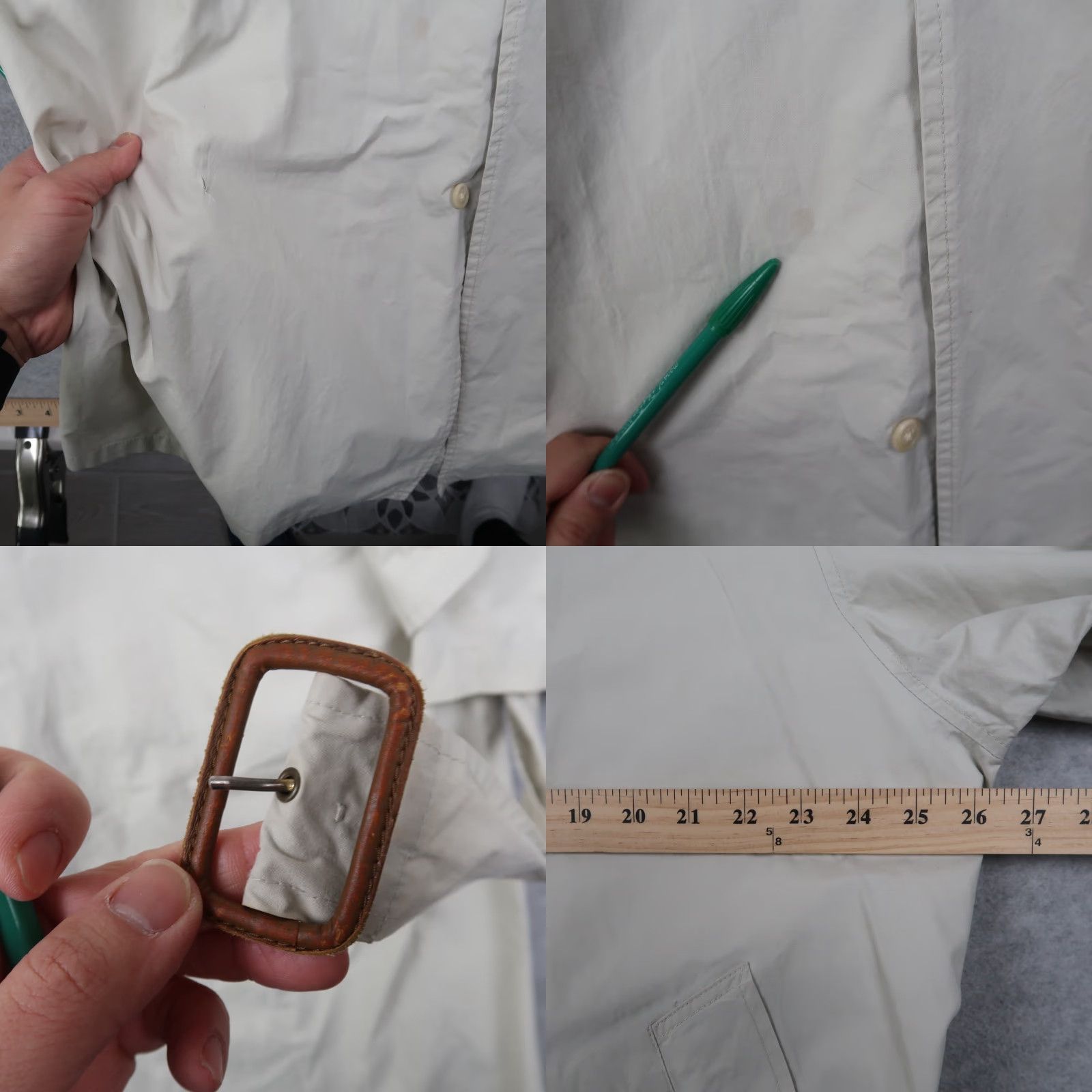 Ralph Lauren Vintage Ralph Lauren Coat 90s Trench Rain Beige Long Belted L Regular Men's Coat Size US L / EU 52-54 / 3 - 9 Thumbnail