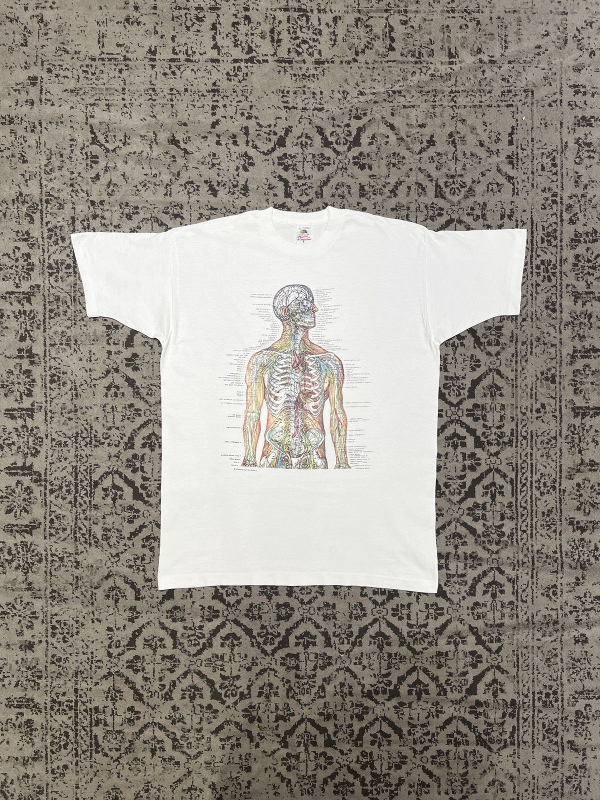 Vintage 90’s Anatomical Chart Size US XL / EU 56 / 4 - 2 Thumbnail