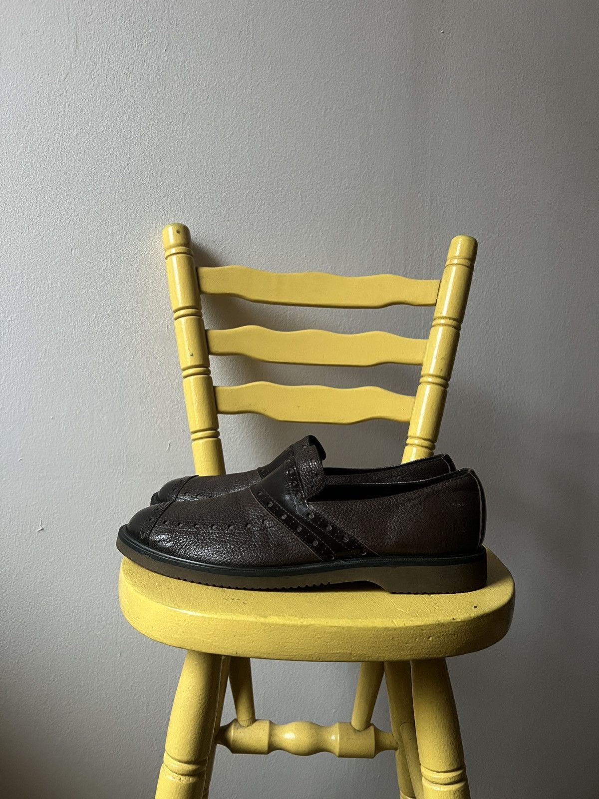 Comme des Garcons Homme Plus Comme Des Garçons Homme Plus Leather Slip-On Loafer Shoes Size US 9.5 / EU 42-43 - 8 Thumbnail