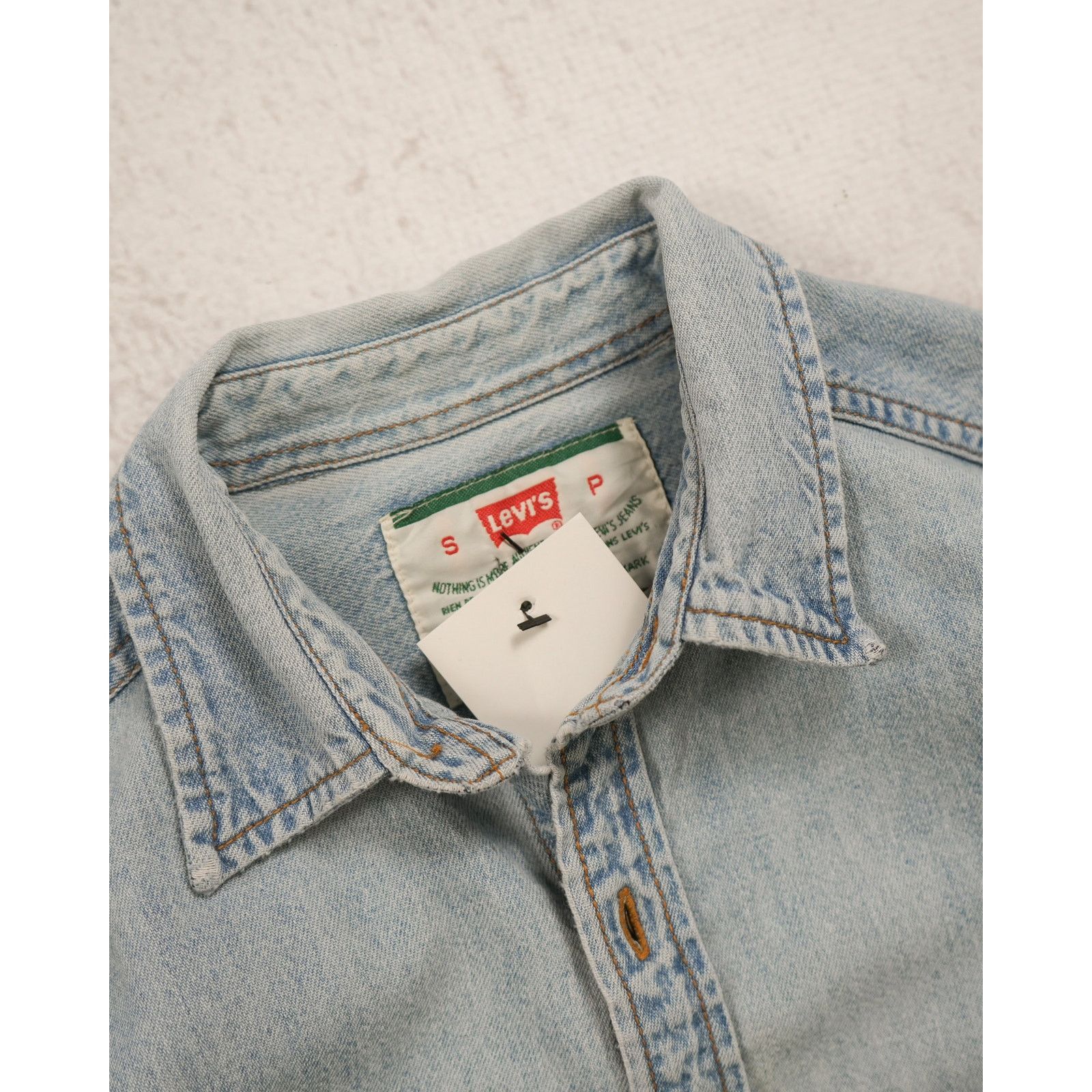 Levi's Vintage 90s Levis Blue Button-Down Shirt - Men's Small Size US S / EU 44-46 / 1 - 3 Thumbnail