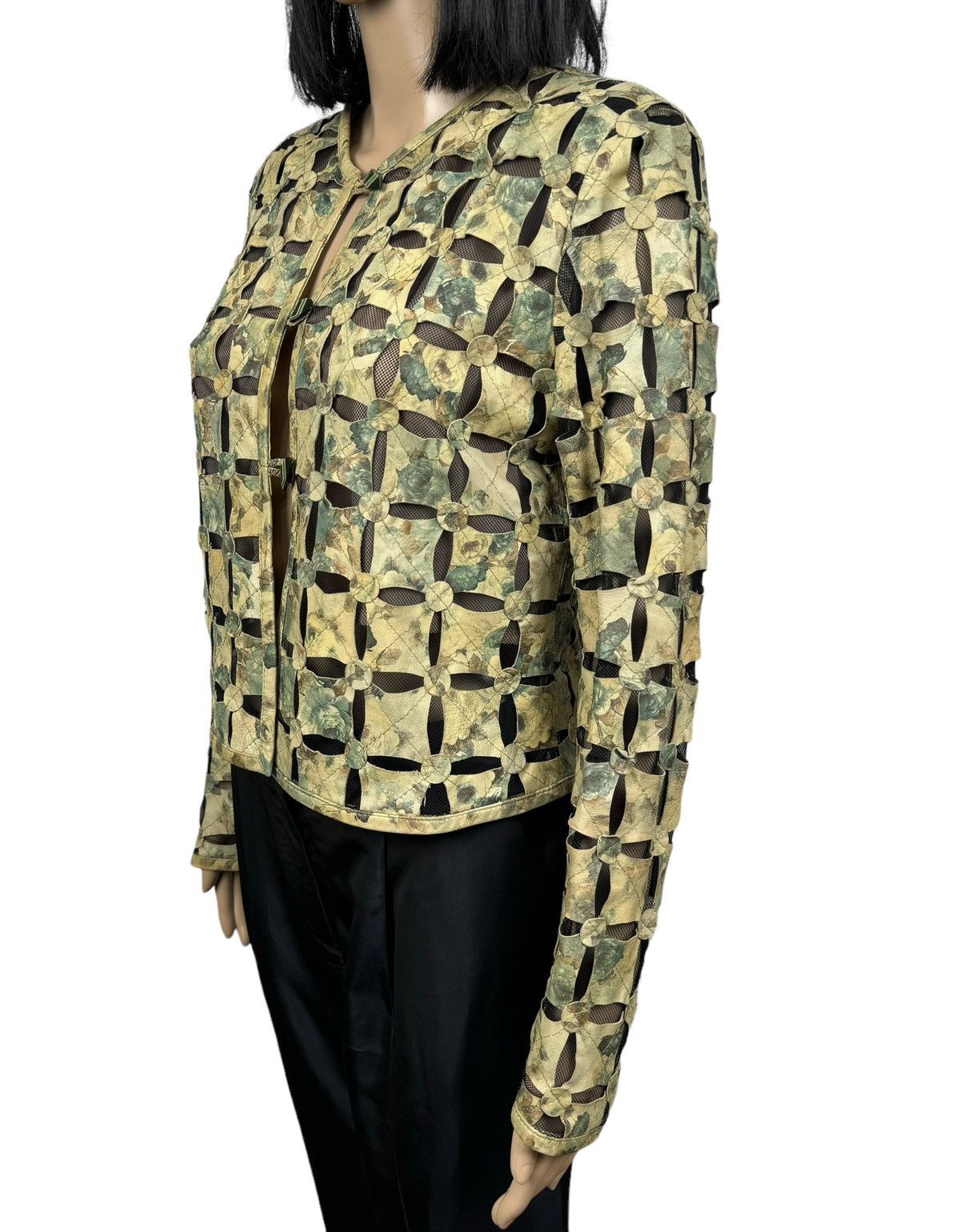 Designer × Genuine Leather Morgana Exclusive Genuine Leather Perforated Jacket size M Size M / US 6-8 / IT 42-44 - 7 Thumbnail
