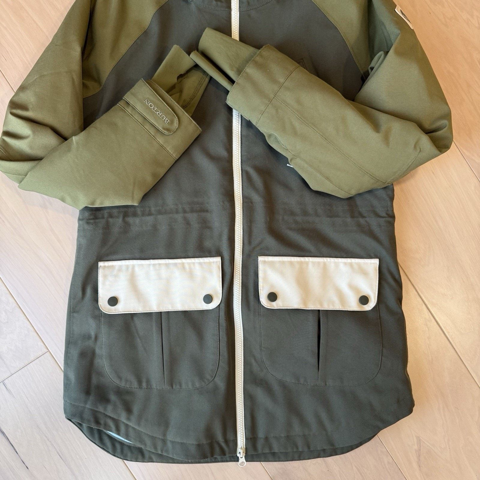 Burton Burton Prowess Snowboard Jacket Women's S Green Full Zip Size S / US 4 / IT 40 - 6 Thumbnail