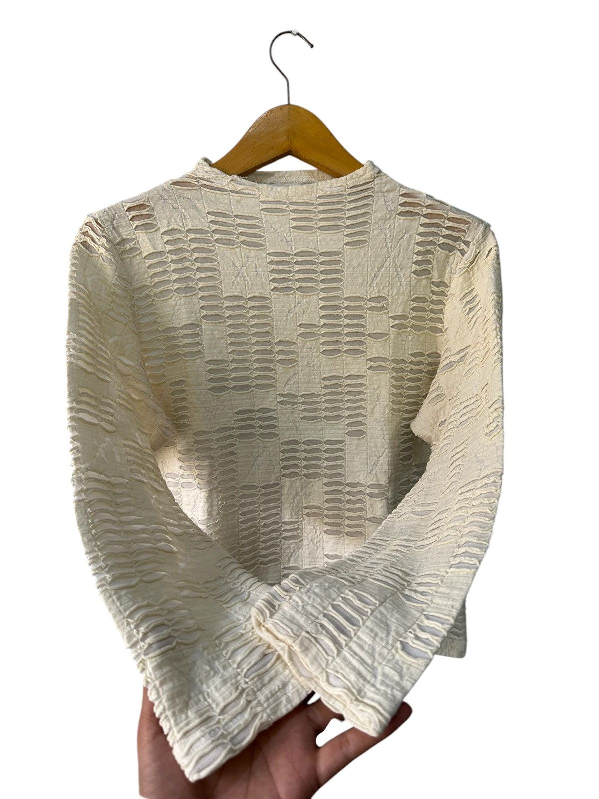 Issey Miyake Undefined Distressed Pleated Issey Yohji style Long sleeve Size M / US 6-8 / IT 42-44 - 4 Thumbnail
