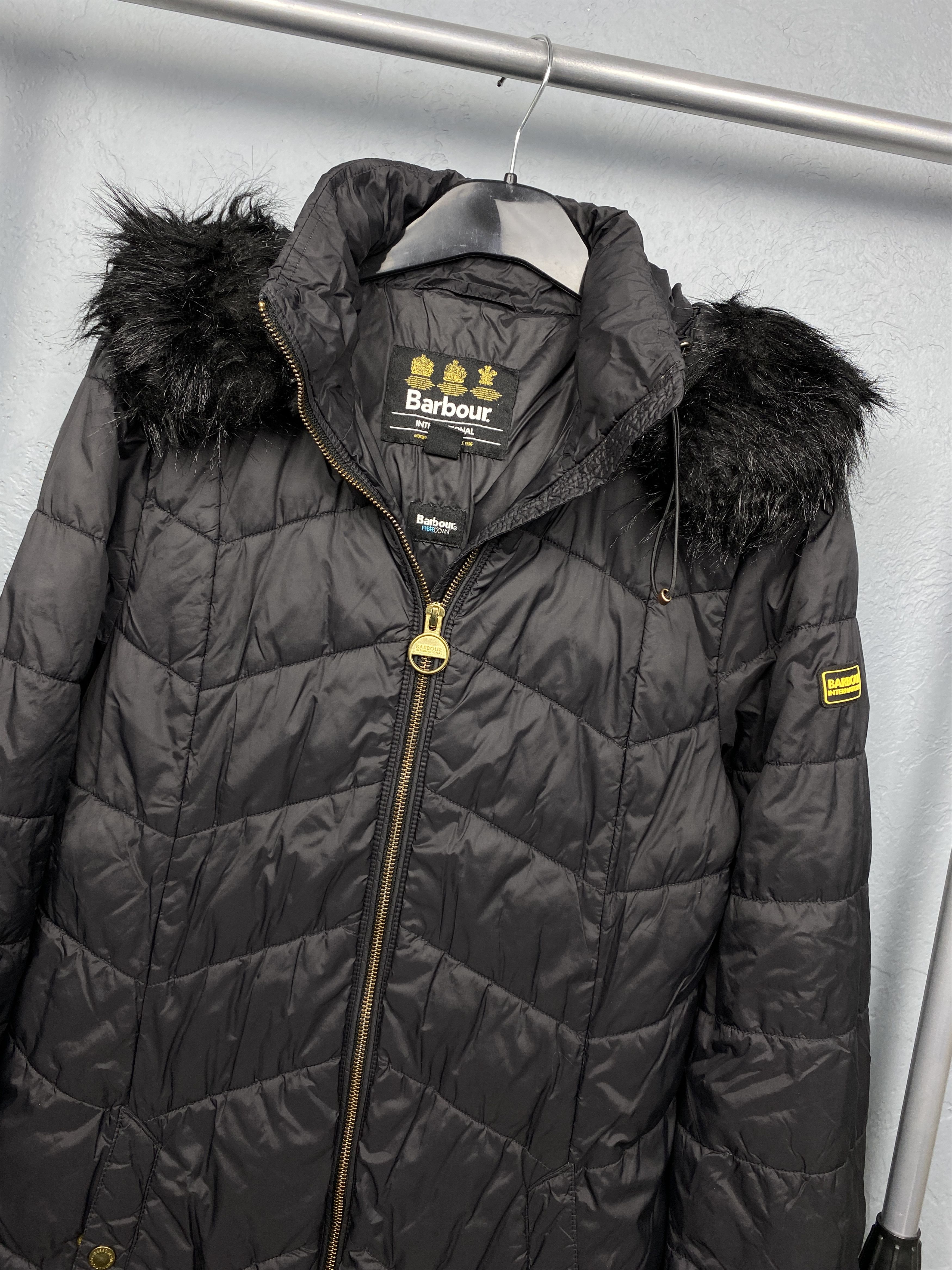 Barbour Barbour International Womens Match Quilted Coat Jacket Size L / US 10 / IT 46 - 2 Thumbnail