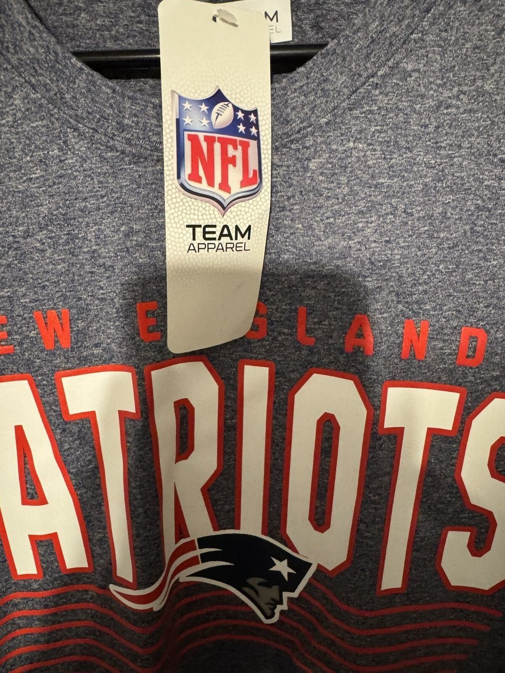 The Unbranded Brand New England Patriots L/S T-Shirt Men XL Blue New With Tags Size US XL / EU 56 / 4 - 4 Thumbnail