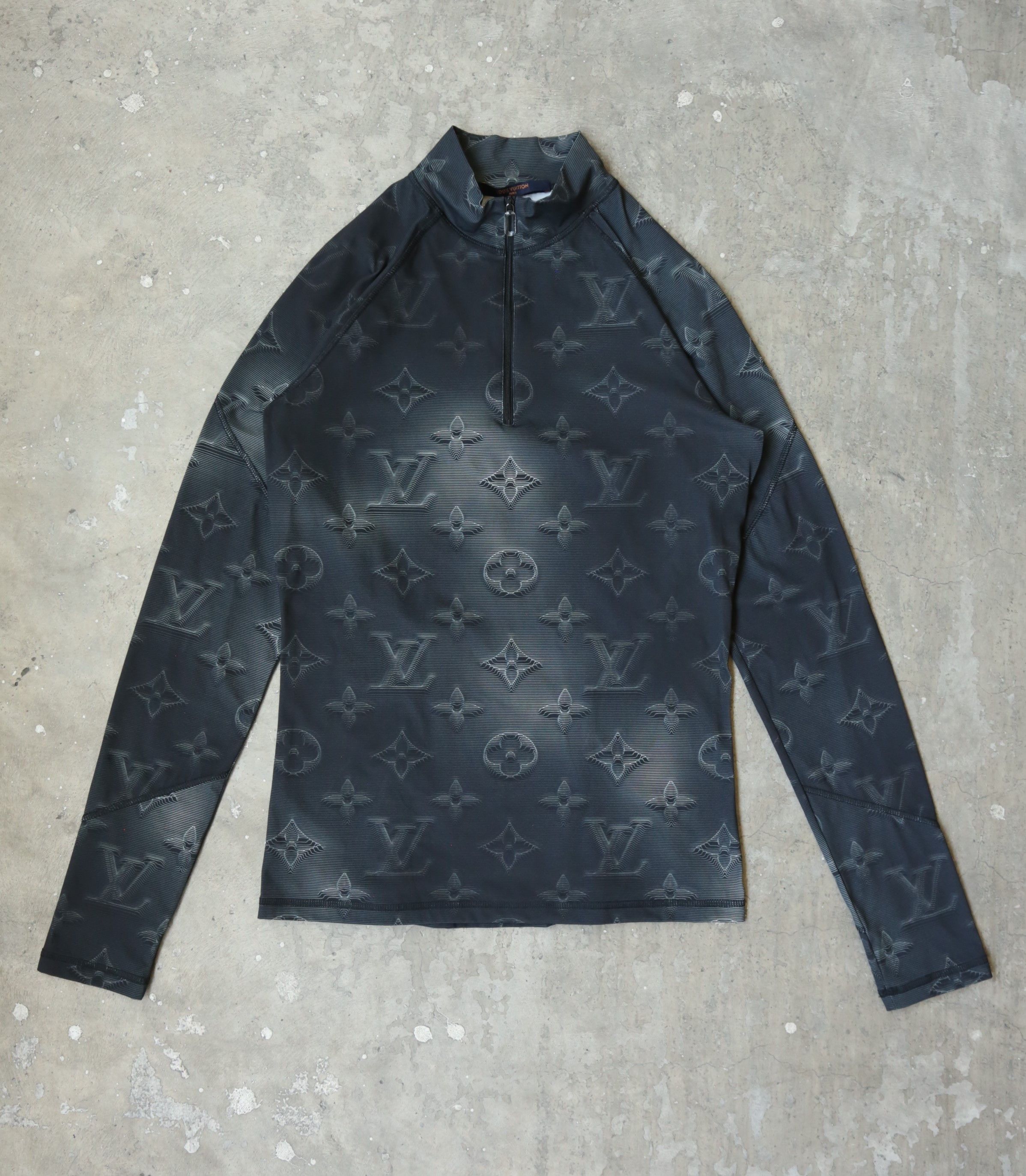 Louis Vuitton LV - VA - S/S 21 - 2054 Technical Half-Zip Longsleeves Size US L / EU 52-54 / 3 - 3 Thumbnail