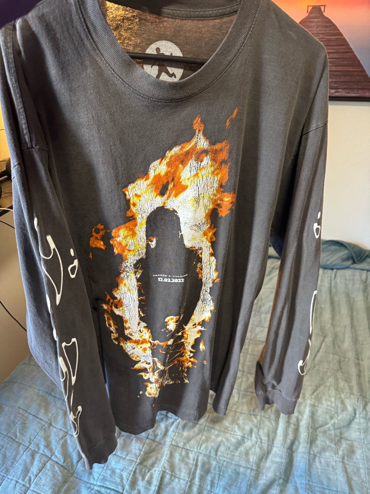 Metro Boomin HEROES AND VILLAINS LONGSLEEVE XL | Grailed