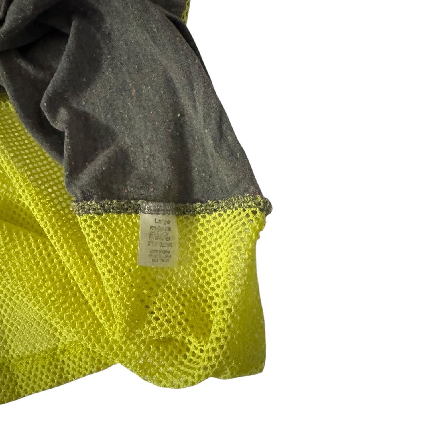 Other Poof Confetti Gray & Fluorescent Mesh Women’s Tank Top Large Size L / US 10 / IT 46 - 3 Thumbnail