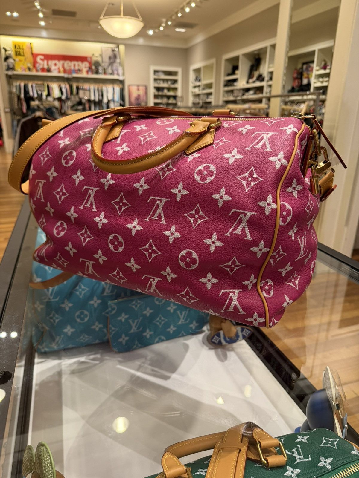 Louis Vuitton Louis Vuitton P9 Speedy 40 Bandouliere Pink Agate Size ONE SIZE - 6 Thumbnail