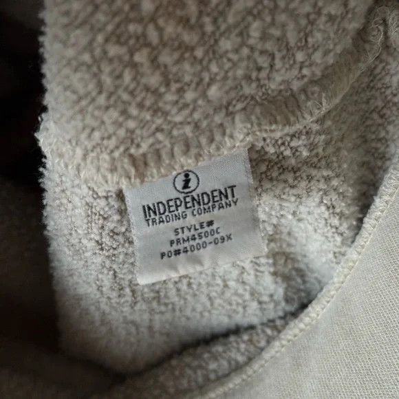 Anti Social Social Club Ghosted Sandstone Tonal Hoodie Size S / US 4 / IT 40 - 3 Thumbnail