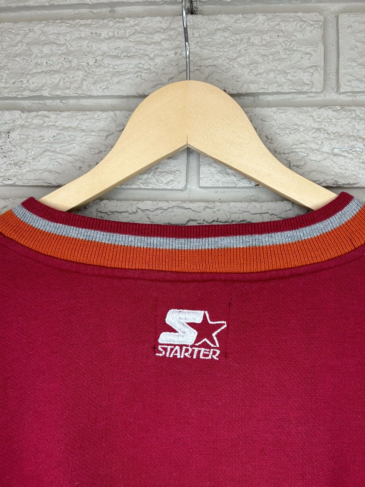 Starter Vintage Starter Virginia Tech Pullover Sweater Size US XL / EU 56 / 4 - 5 Thumbnail