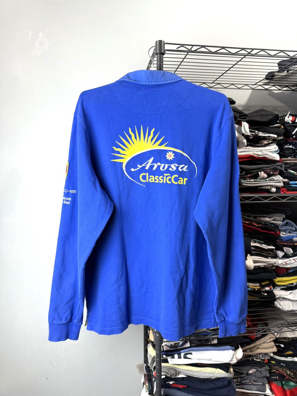 Porsche Design Rare! Vintage Audi Porsche Racing Classic Cars Long sleeve Size US L / EU 52-54 / 3 - 2 Thumbnail