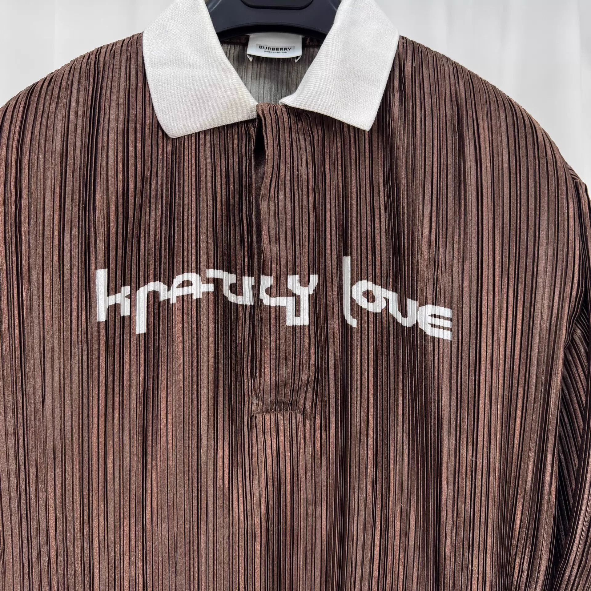 Burberry Burberry Show Pleated Polo Short Sleeve UK4 98 New Size US S / EU 44-46 / 1 - 3 Thumbnail