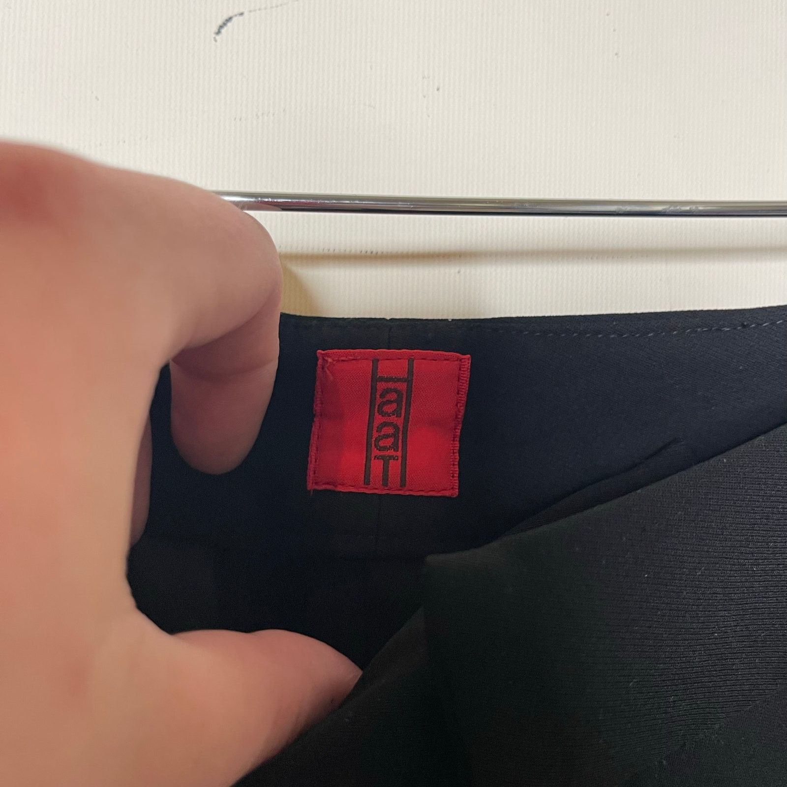 Issey Miyake HaaT Issey Miyake black high waist wide leg crop trousers Size 24" / US 00 / IT 34 - 10 Thumbnail