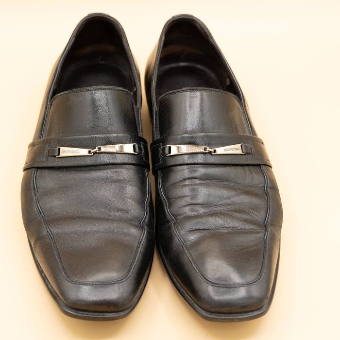 Bruno Magli Brunomagli Black Horse Bit Leather Loafer Dress Shoe 10 M ...