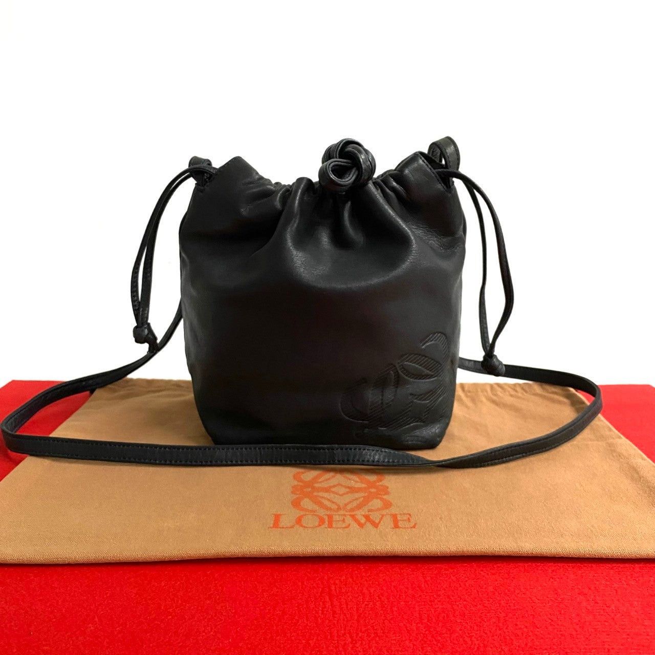 Loewe Loewe Shoulder Bag Black Leather Size ONE SIZE - 1 Thumbnail