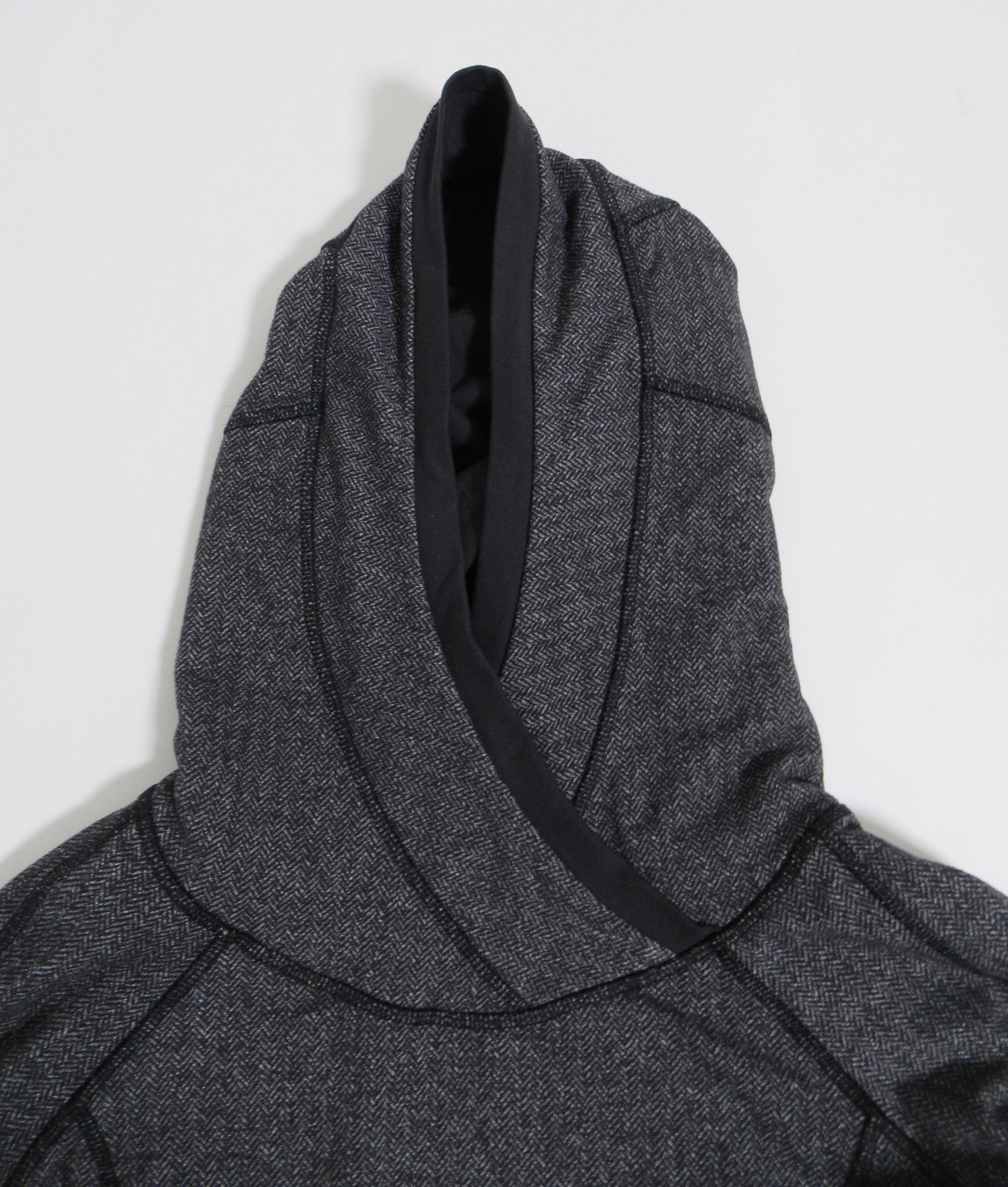 Lululemon Lululemon Think Fast Hoodie Heathered Herringbone Black Size M / US 6-8 / IT 42-44 - 6 Thumbnail