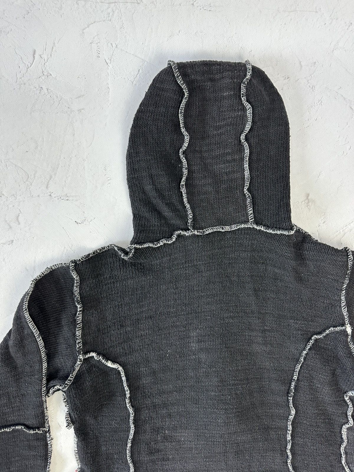 If Six Was Nine × Japanese Brand × Vintage Vintage Crop Black Hoodie Size S / US 4 / IT 40 - 7 Thumbnail